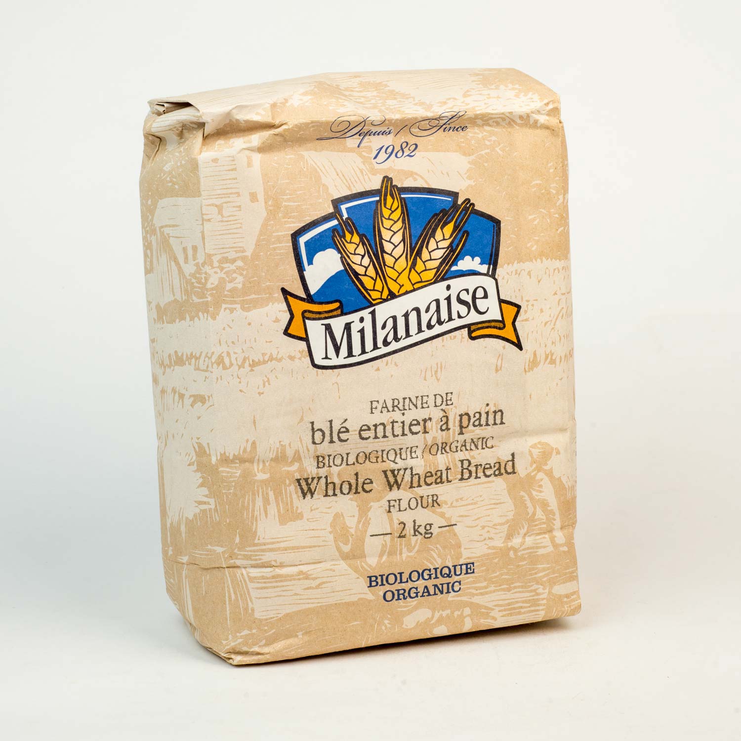 Organic Whole Wheat Bread Flour 2 kg