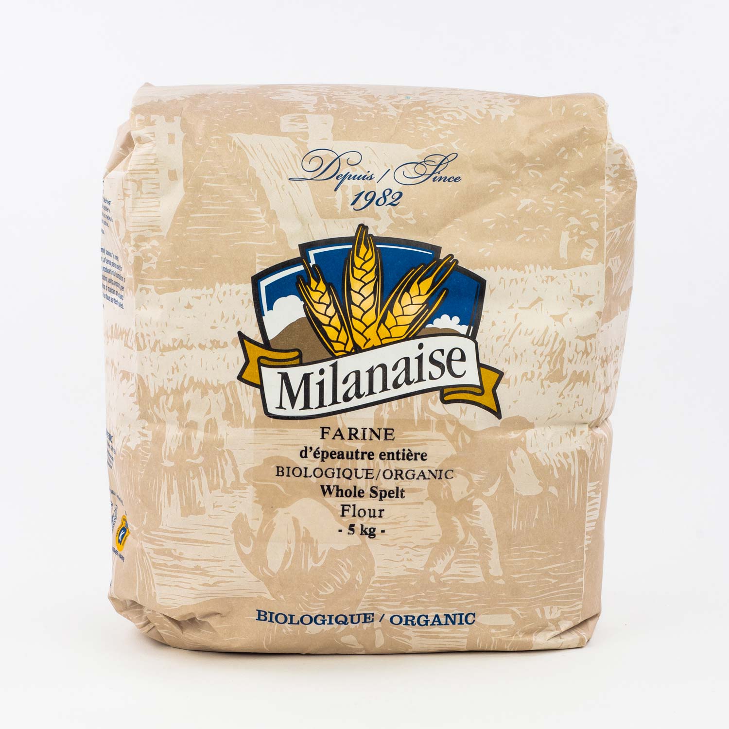 Organic Whole Spelt Flour 5 kg