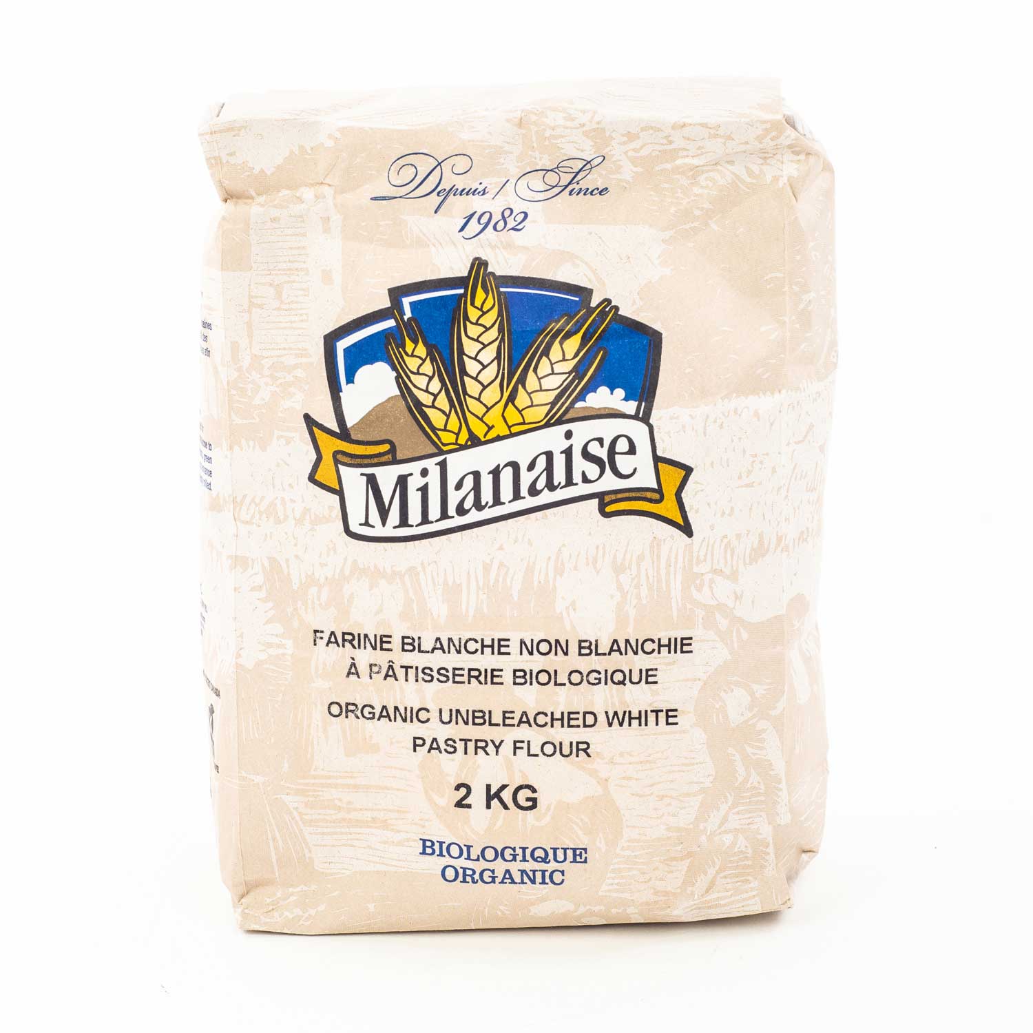 Organic White Pastry Flour 2 kg