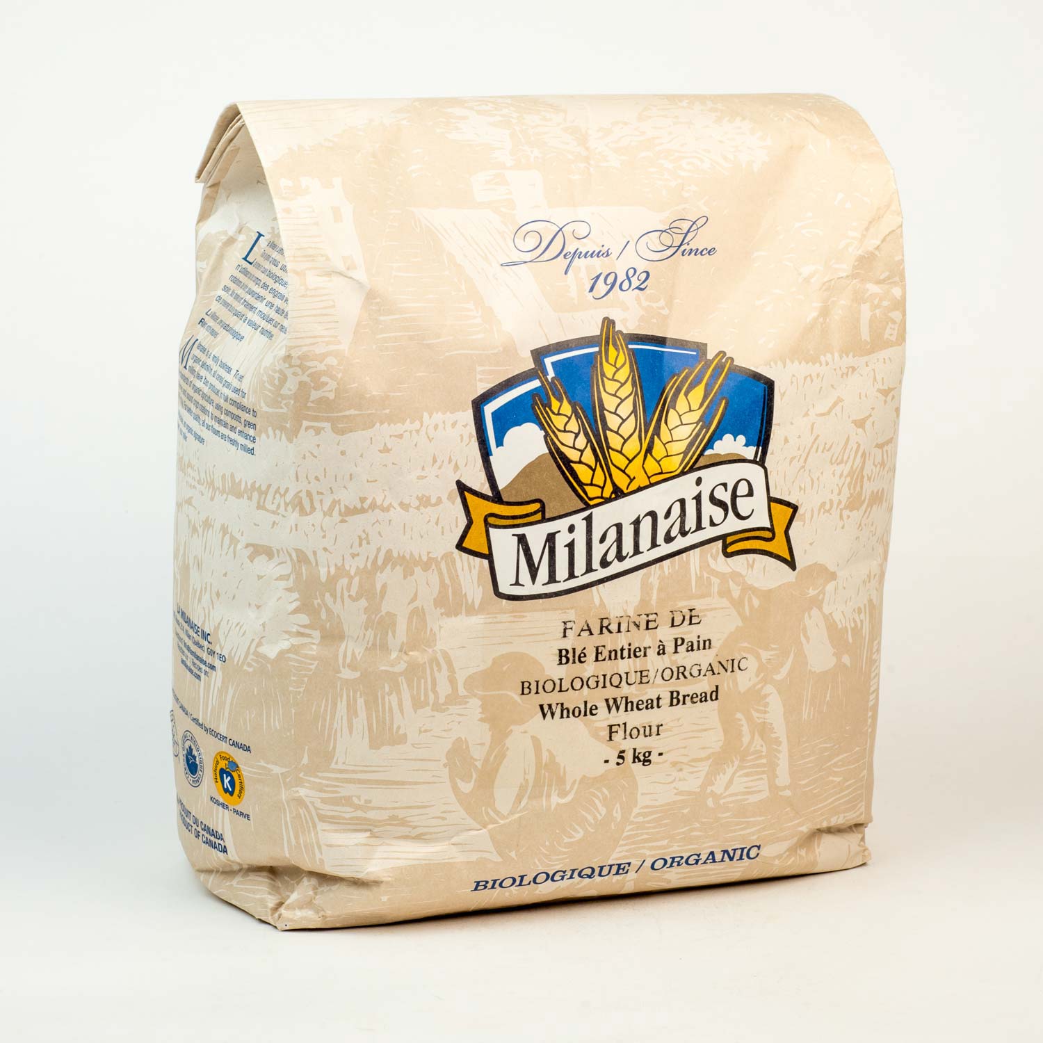 Organic Whole Wheat Bread Flour 5 kg