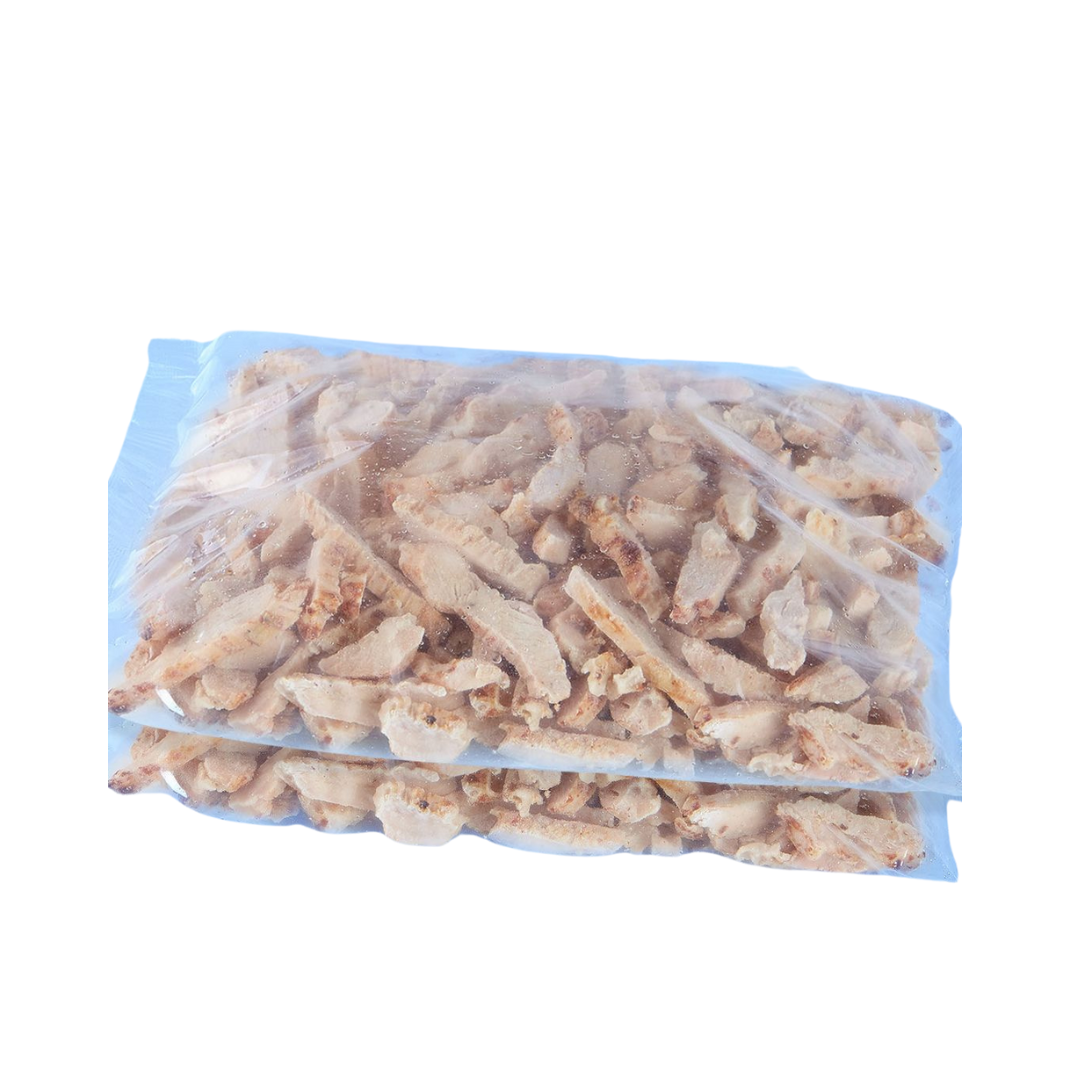 Frozen Cooked Chicken Breast Strip 2kg