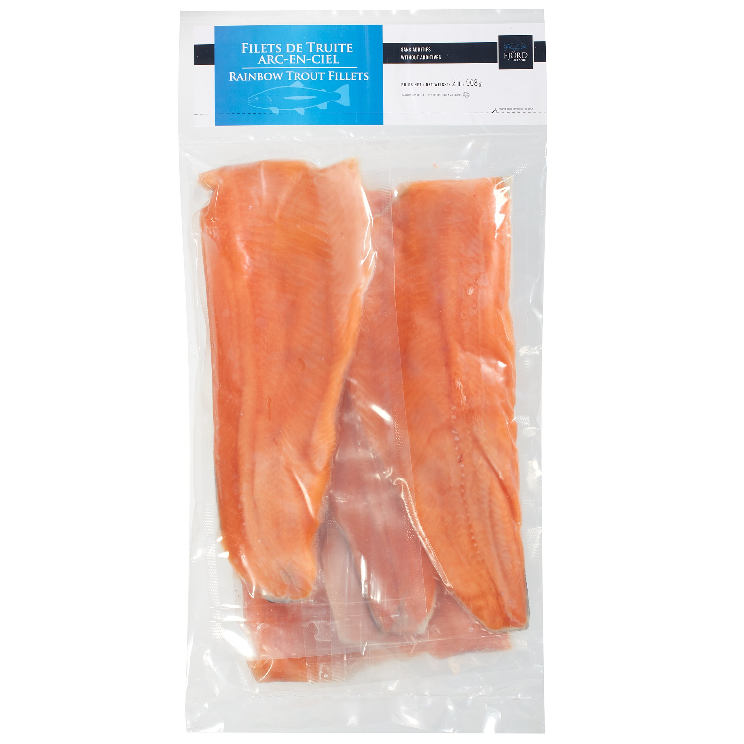 Frozen Rainbow Trout Fillet 2 lb