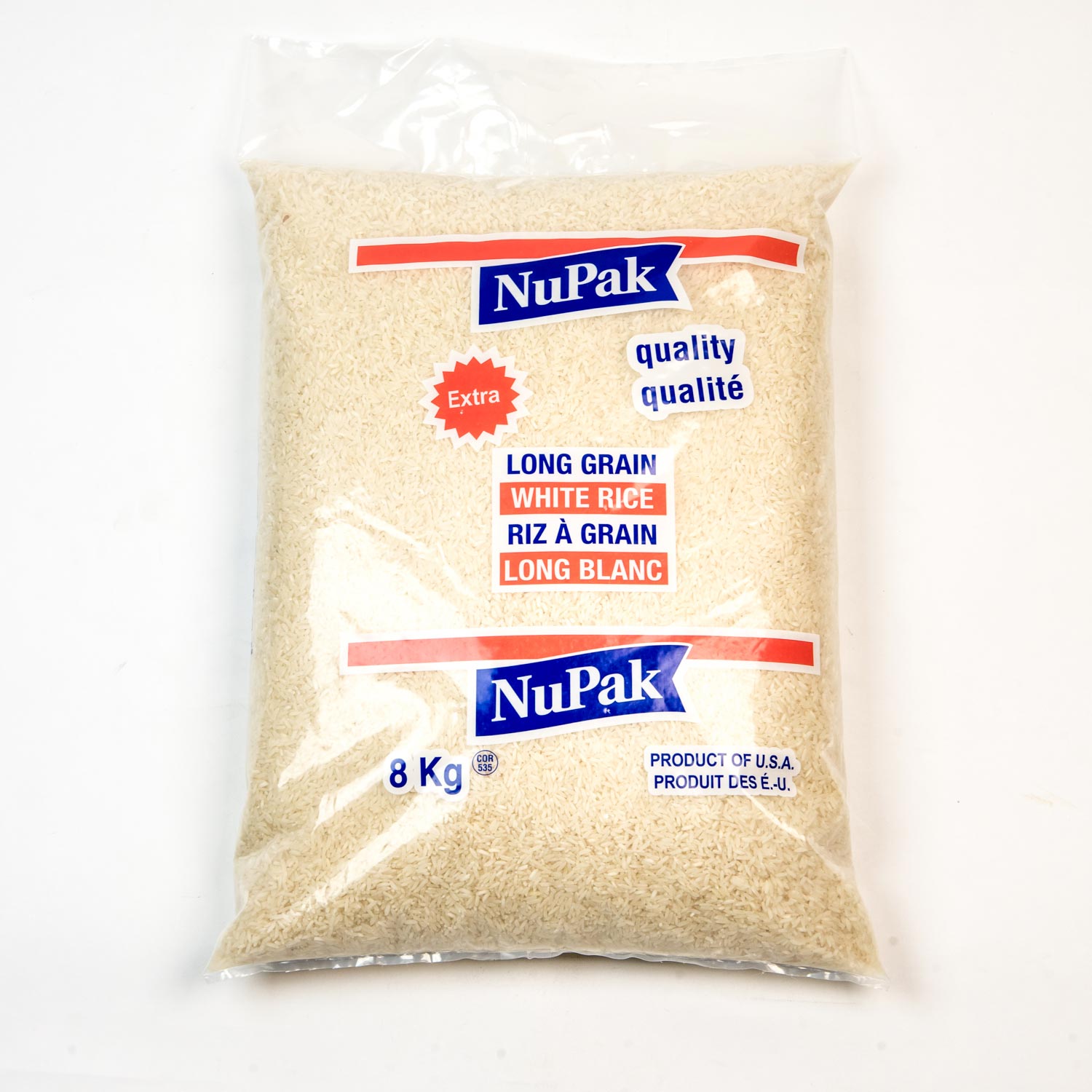 Long Grain White Rice 8 kg