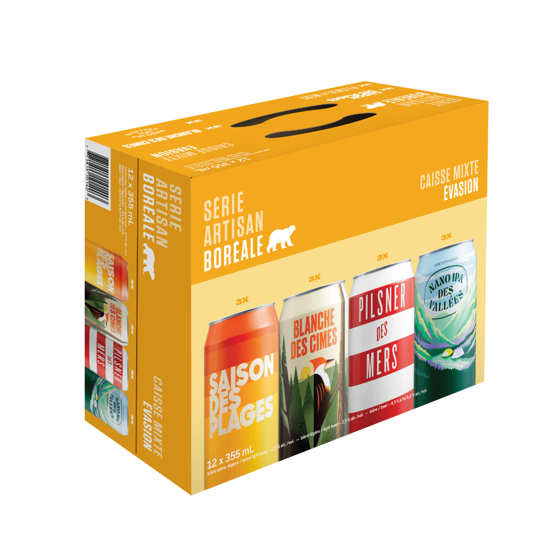Evasion Artisan Beer Mix 12 x 355 ml