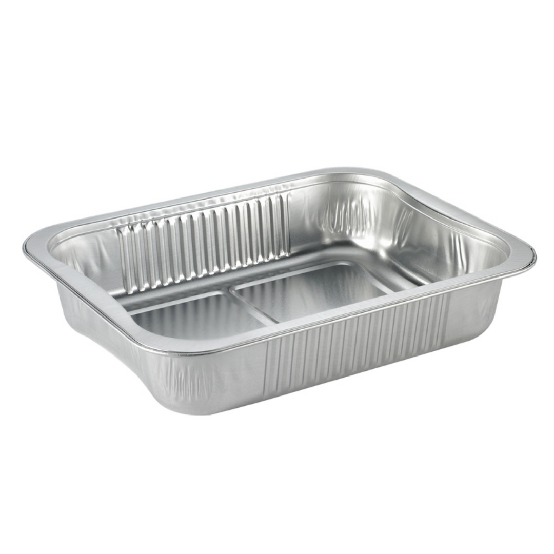 BBQ Aluminum Rectangular Container 1245 ml / 42oz 12 un