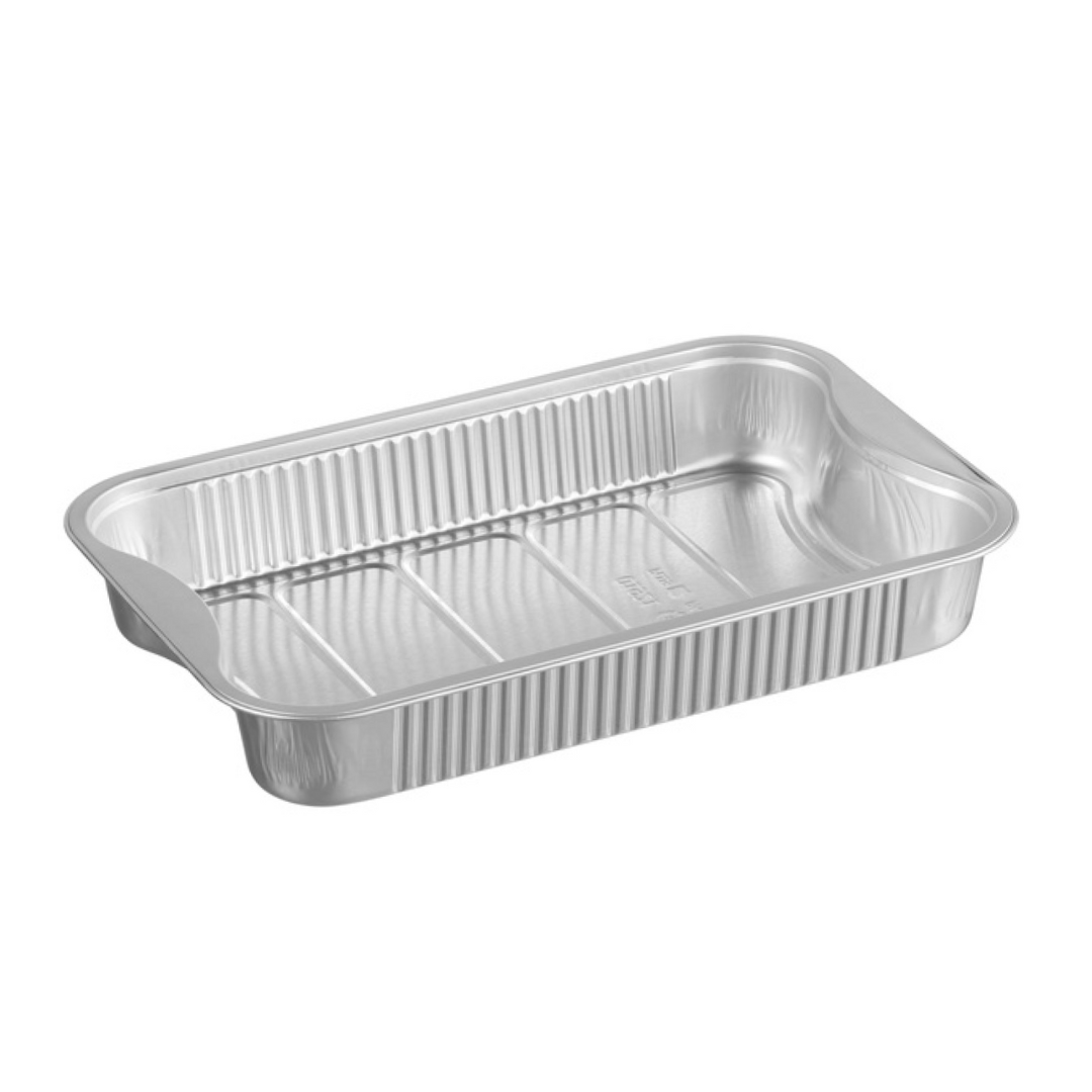 BBQ Aluminum Rectangular Container 1920 ml 10 un
