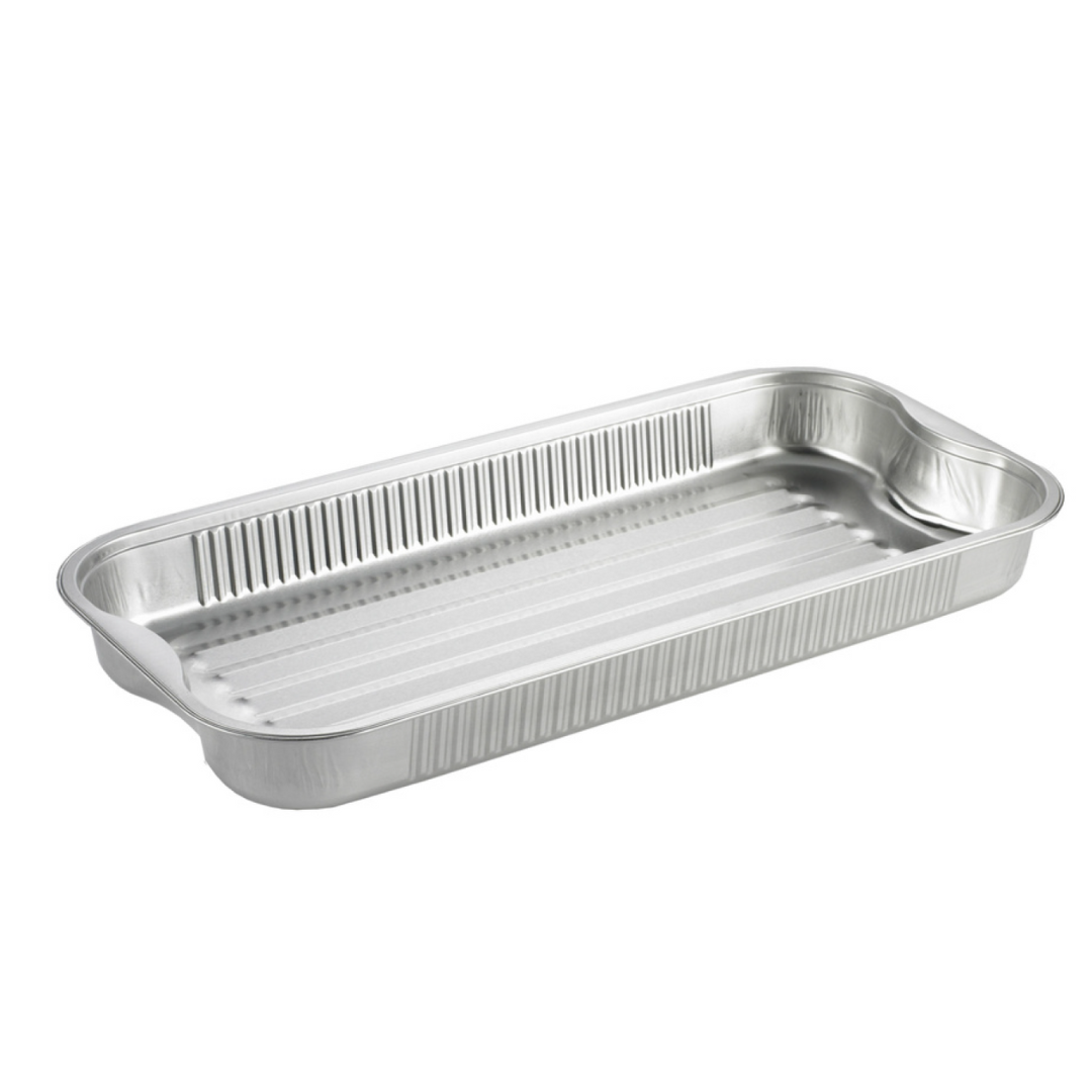 BBQ Aluminum Rectangular Container 2222 ml / 75oz 8 un
