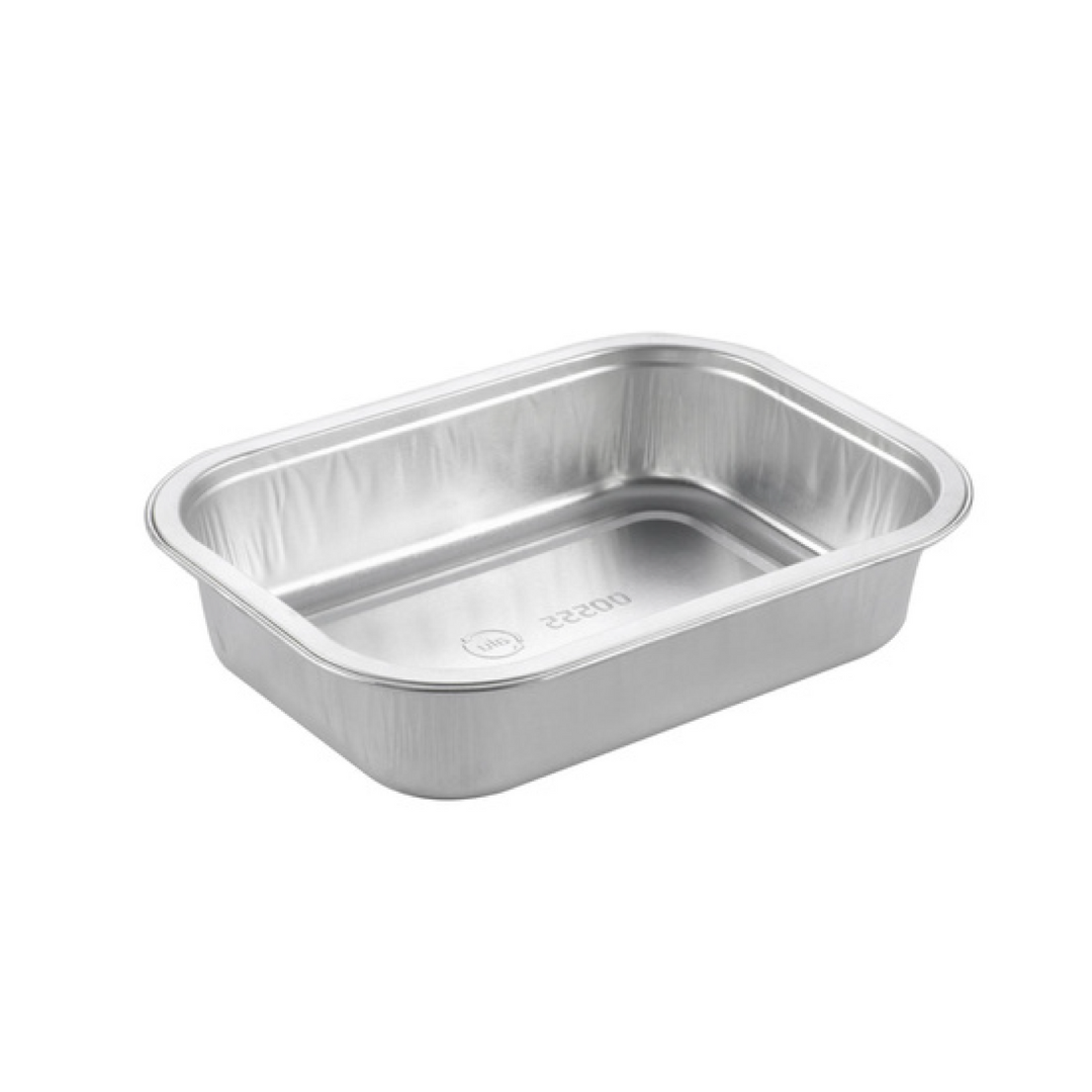 BBQ Aluminum Rectangular Container 555ml / 19 oz 18 un
