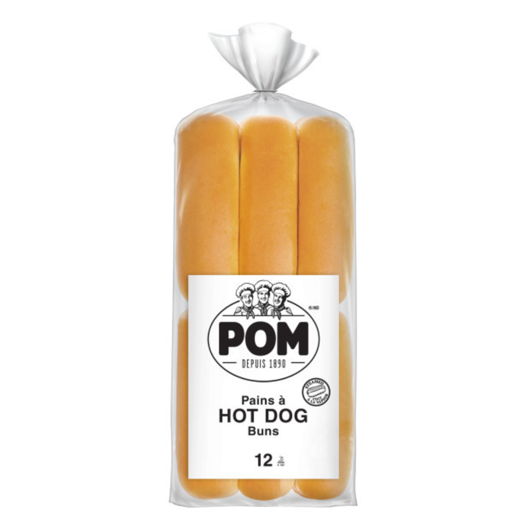 Hot-Dog Steamed Buns 12 un