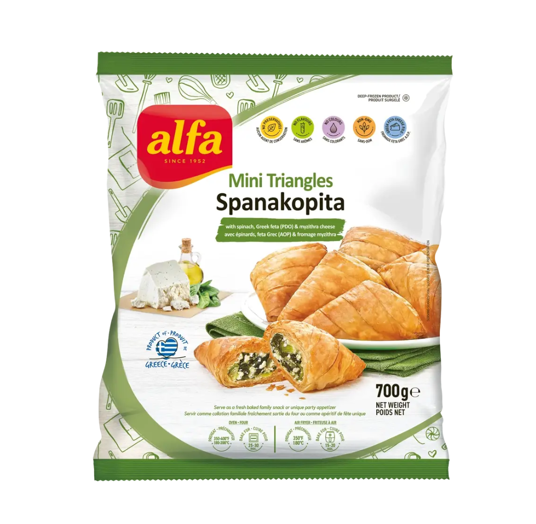 Mini Triangles Spanakopita 700 g