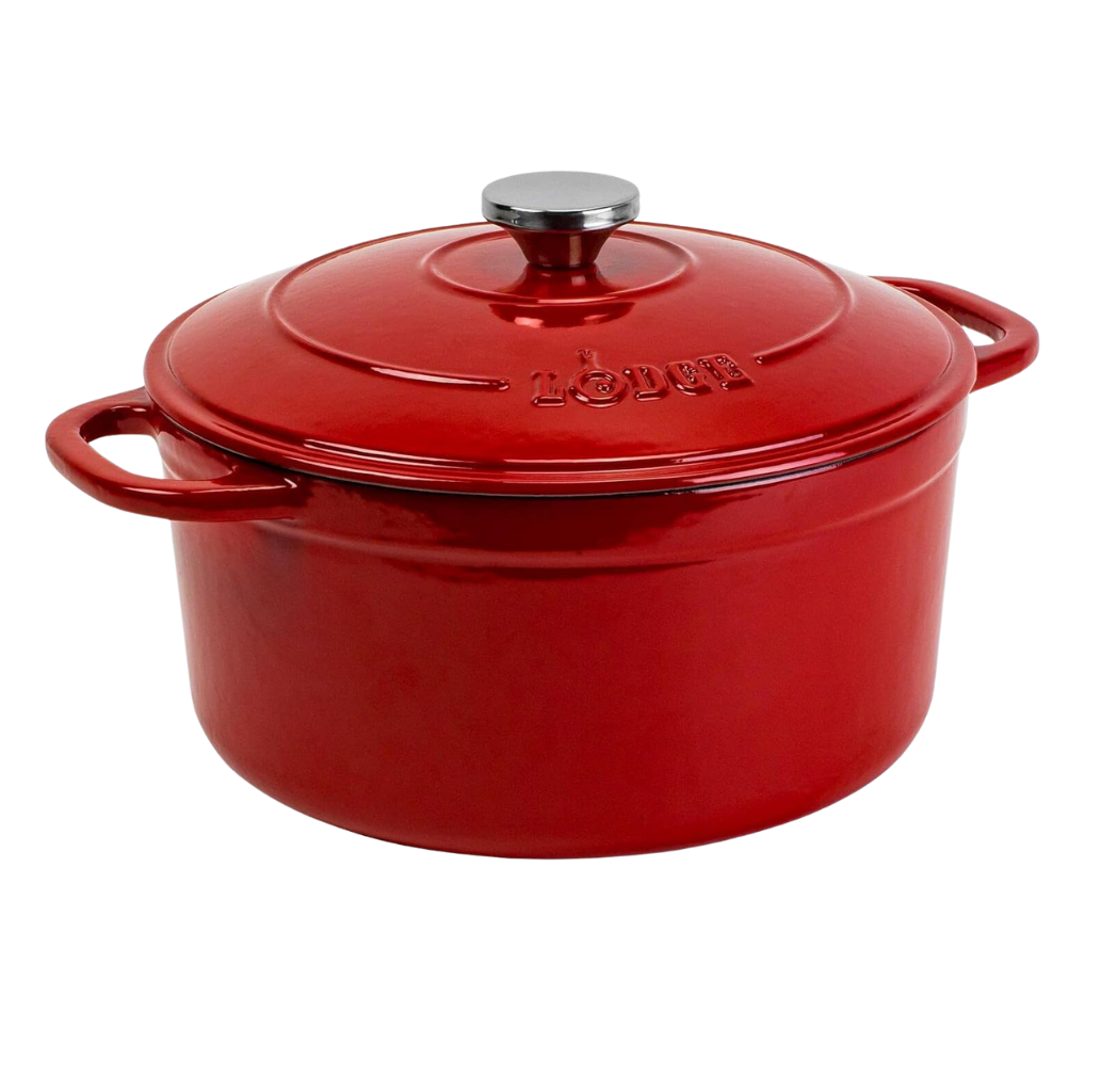 Red Enamel Dutch Oven