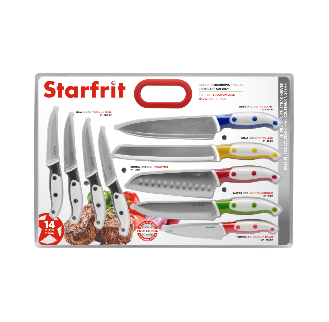 14 Pieces Knife Kit with Steak Knives