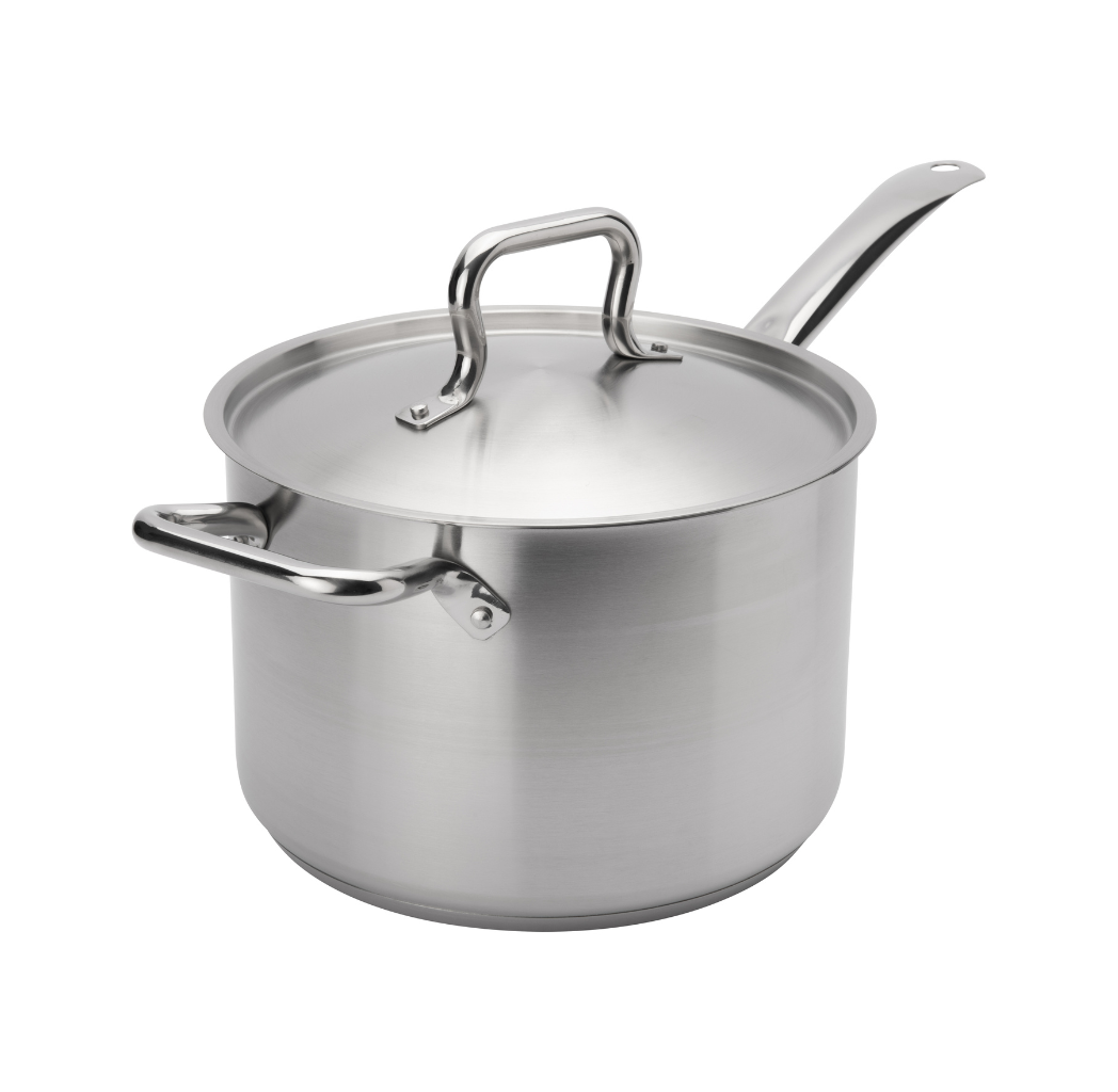 7,2L Stainless Steel Sauce Pan with Cover