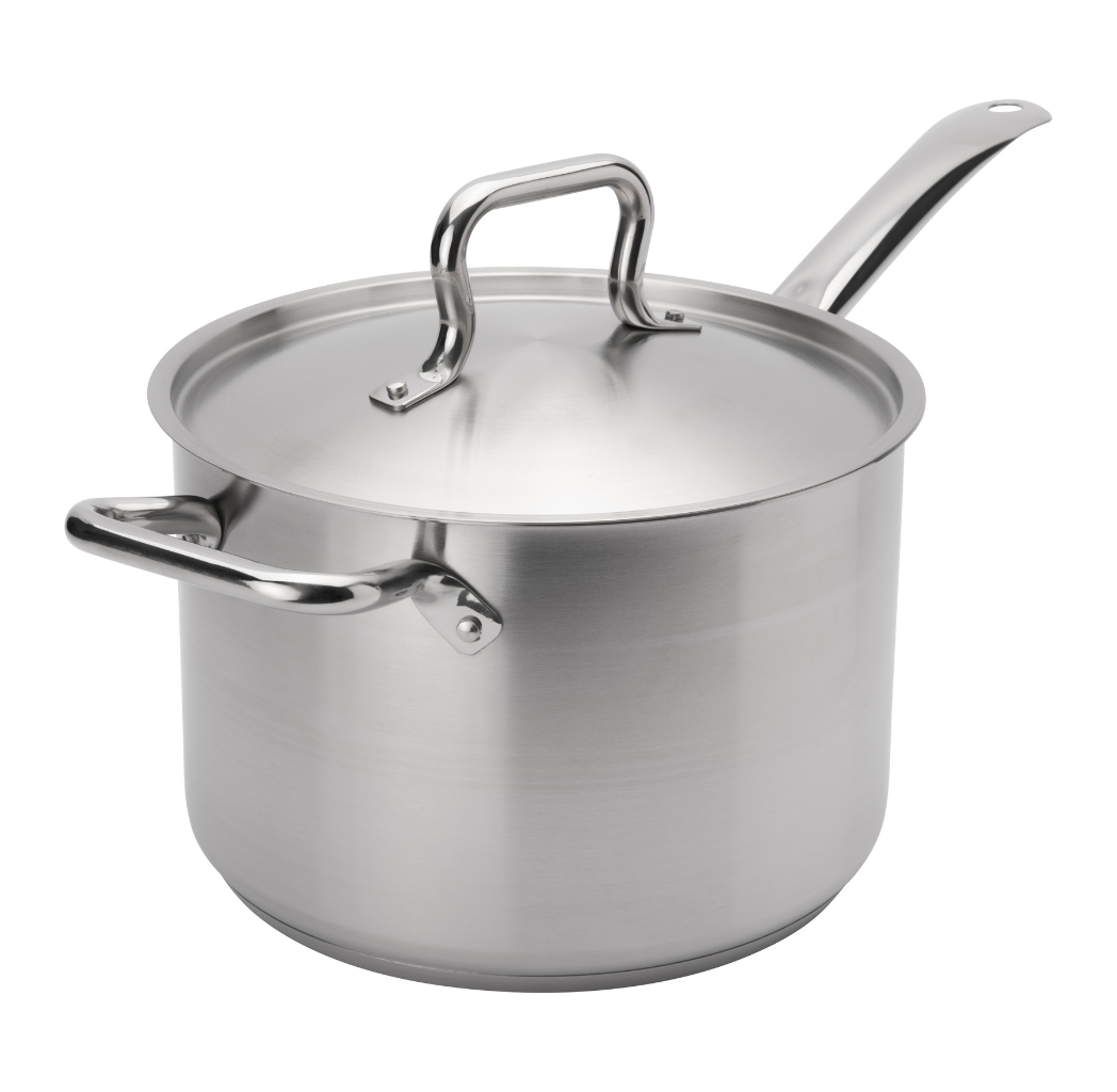 9,5 L Stainless Steel Sauce Pan with Cover