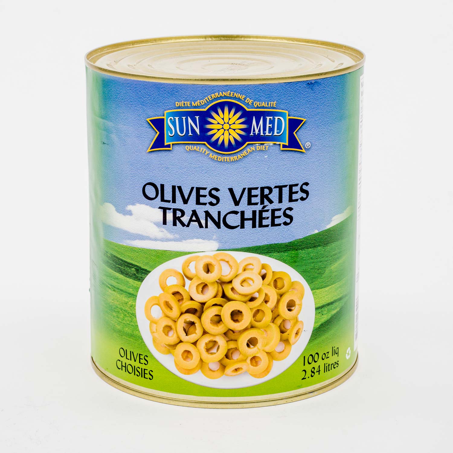 Sliced Green Olive 2.84 L