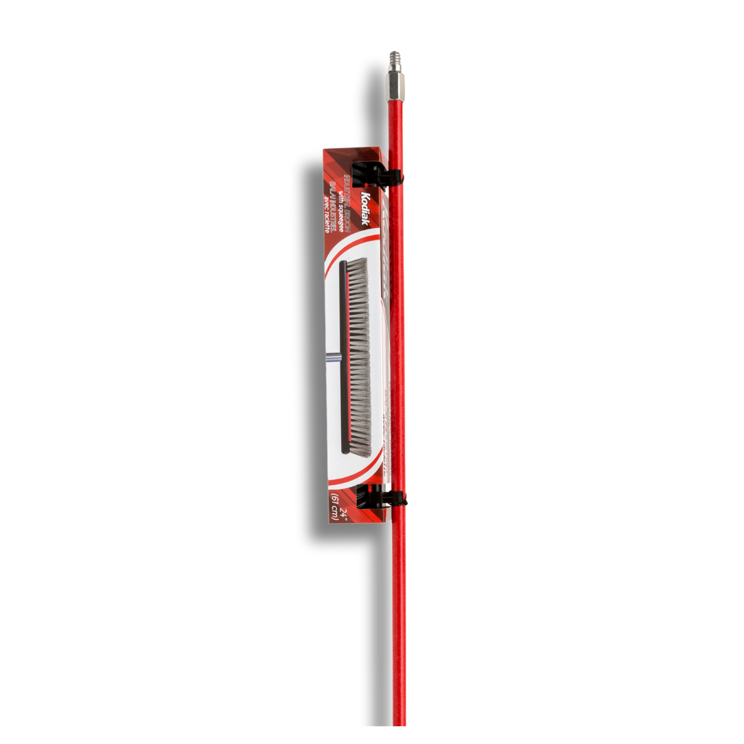 Industrial broom with squeegee 24