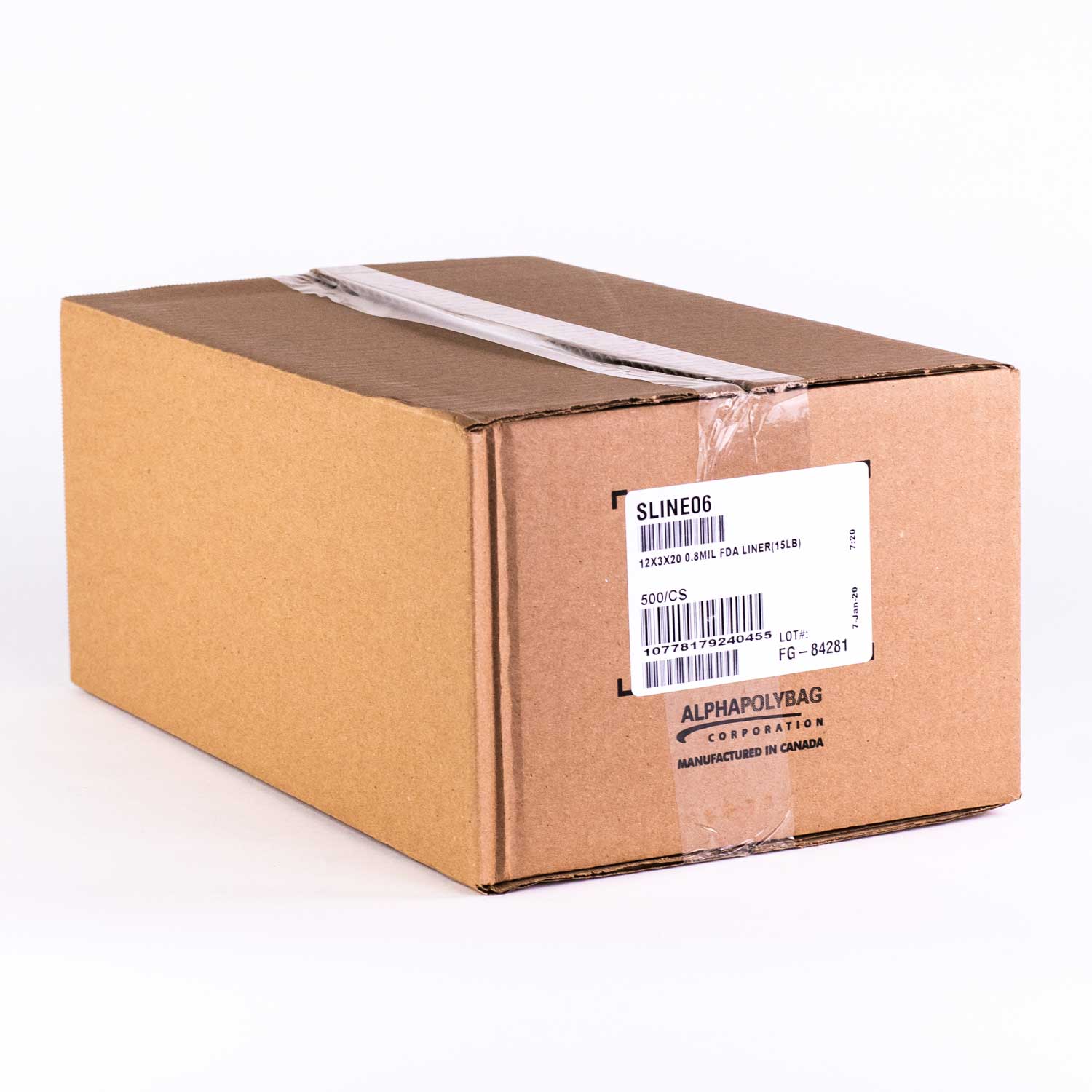 All Purpose Plastic Bag 15lb 12x3x20