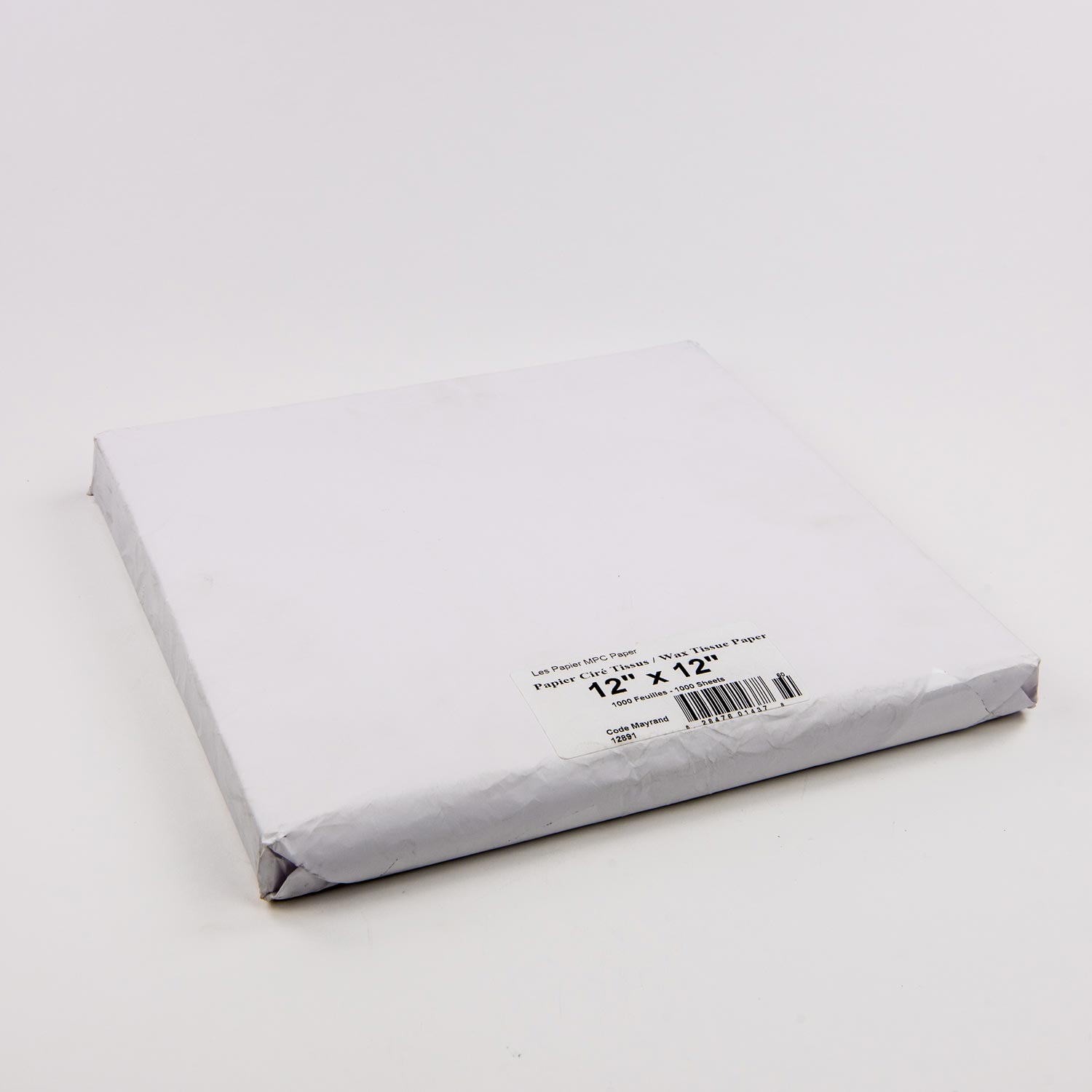 White Wax Tissue Paper Sheet 12