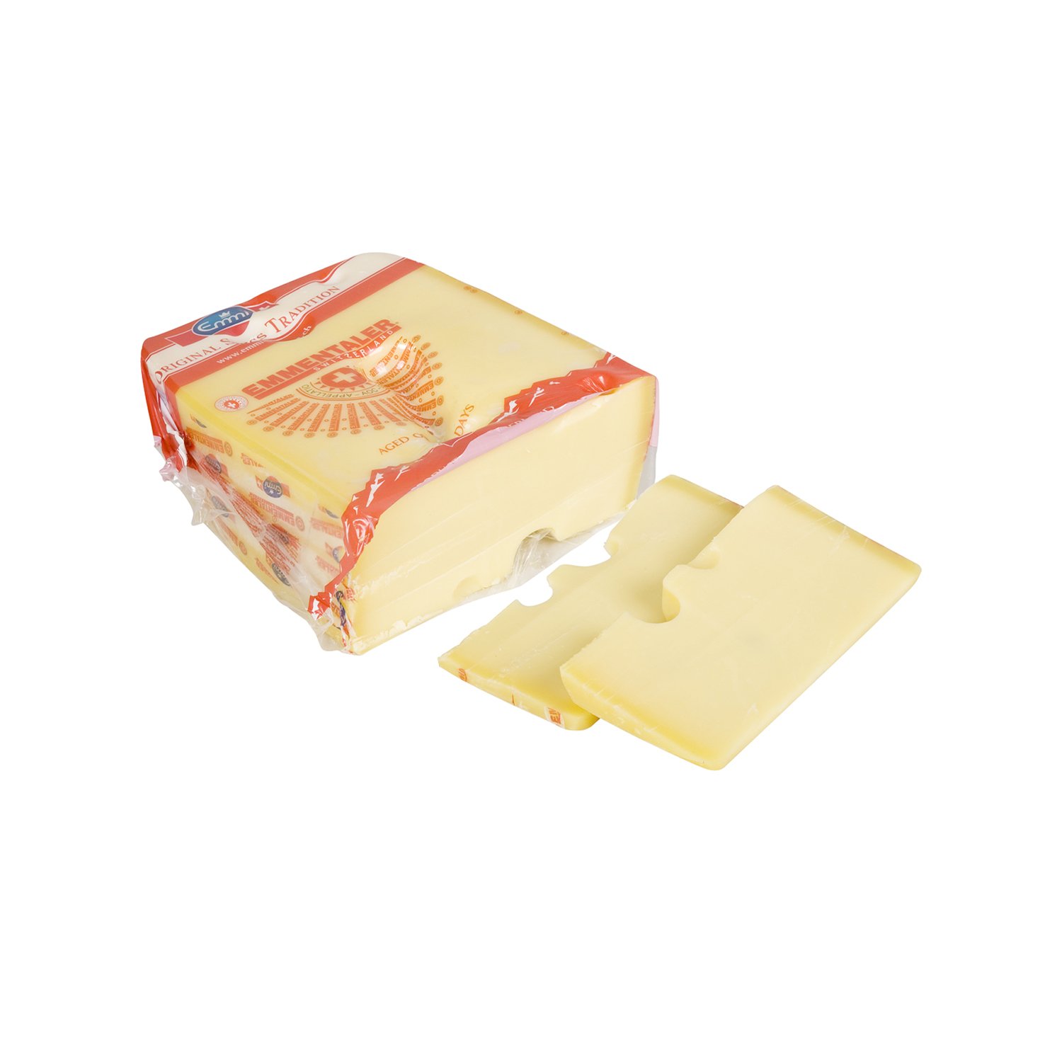 Cut Emmental Cheese