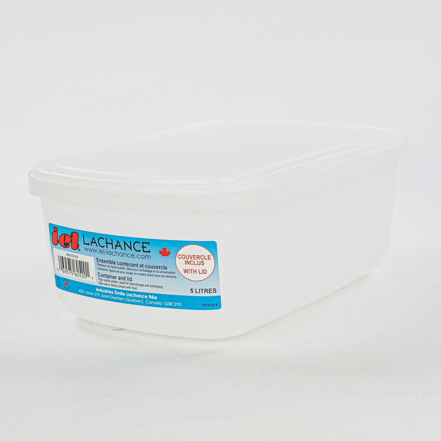 Rectangular Container with Lid 4.86 L