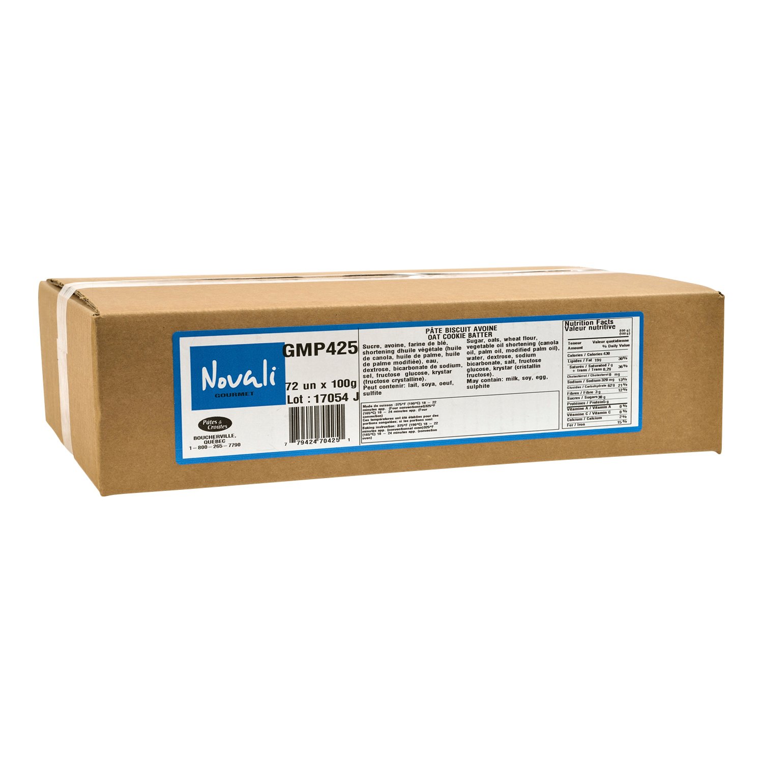 Frozen Oat Cookie Dough 100 g x12-tertiary-image
