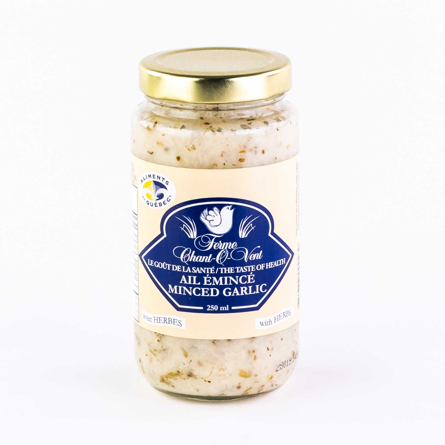 Sliced Garlic from Quebec 250 ml