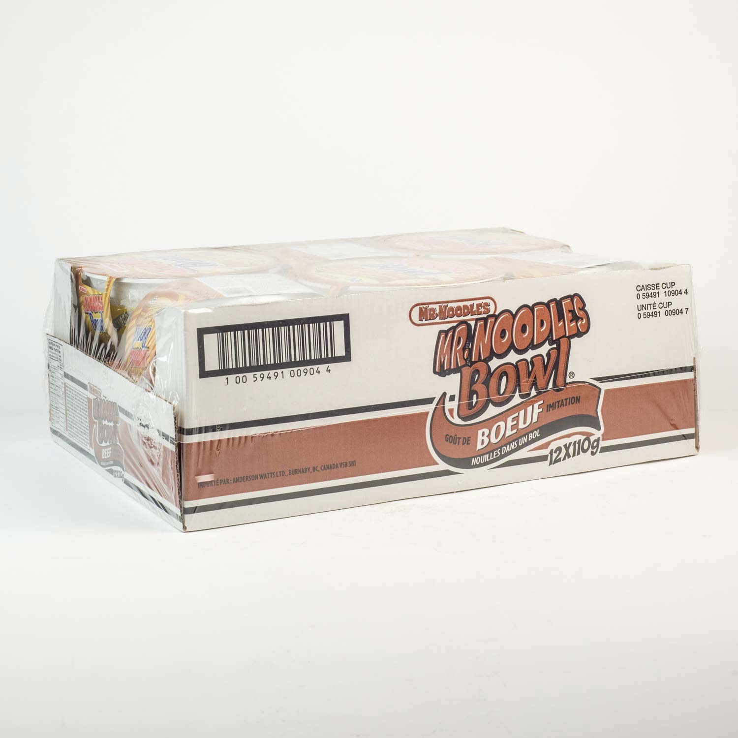 Beef Flavoured Instant Noodles Bowl 110 g