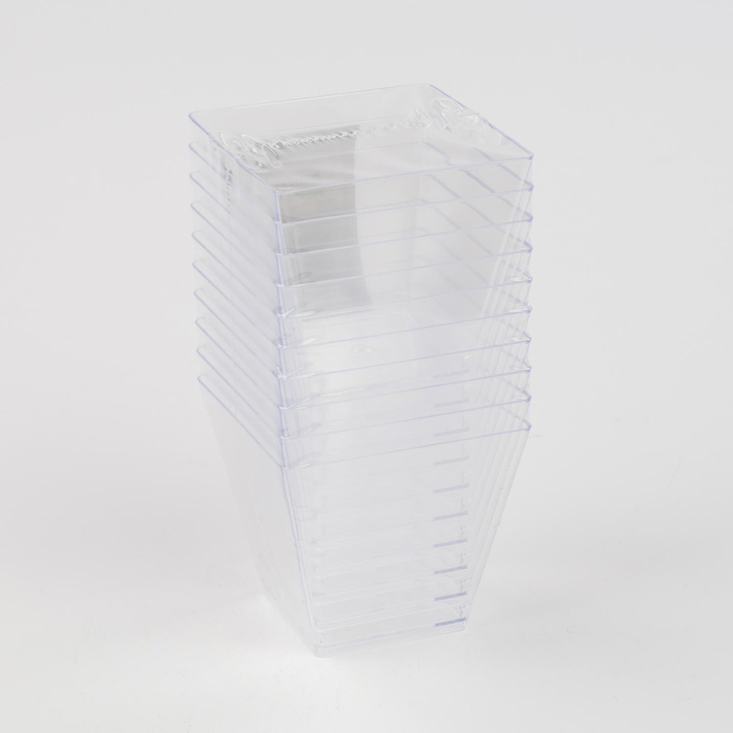 Plastic Square Mousse Cup 2''x1.75'' x10-secondary-image