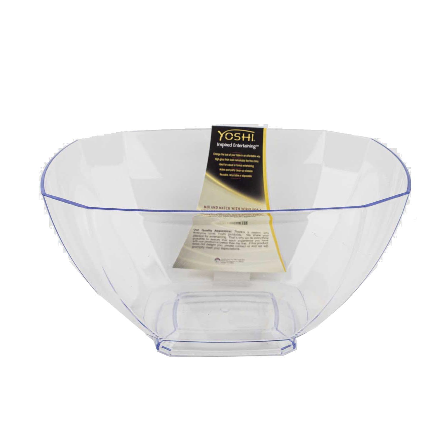 Clear Plastic Punch Bowl 11 L