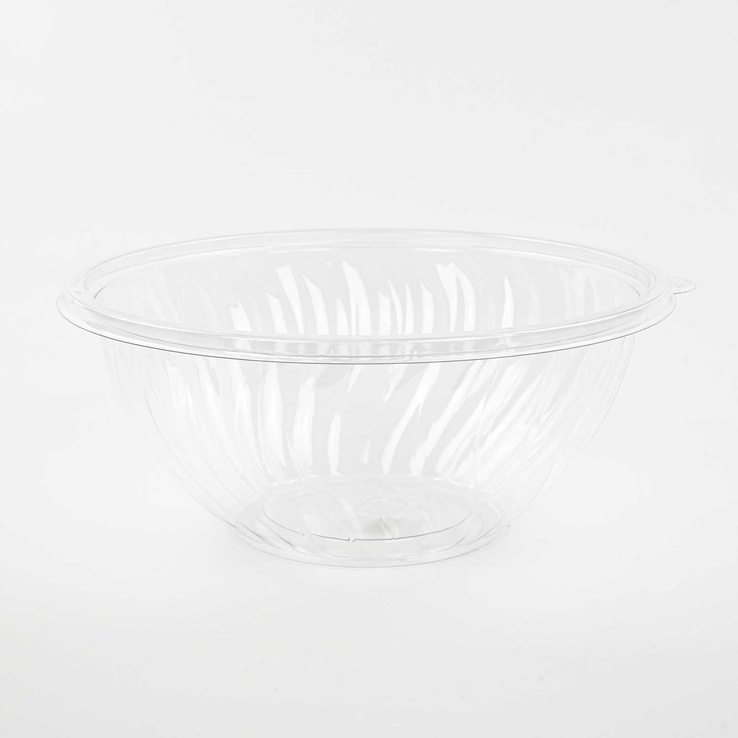 Clear Plastic Salad Bowl 12''