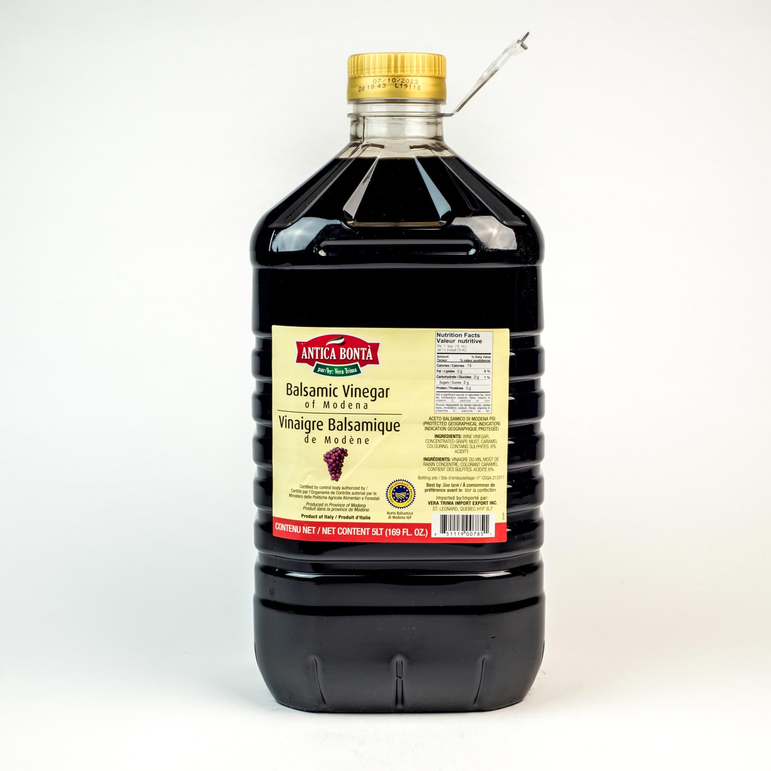 Balsamic Vinegar of Modena 5 L