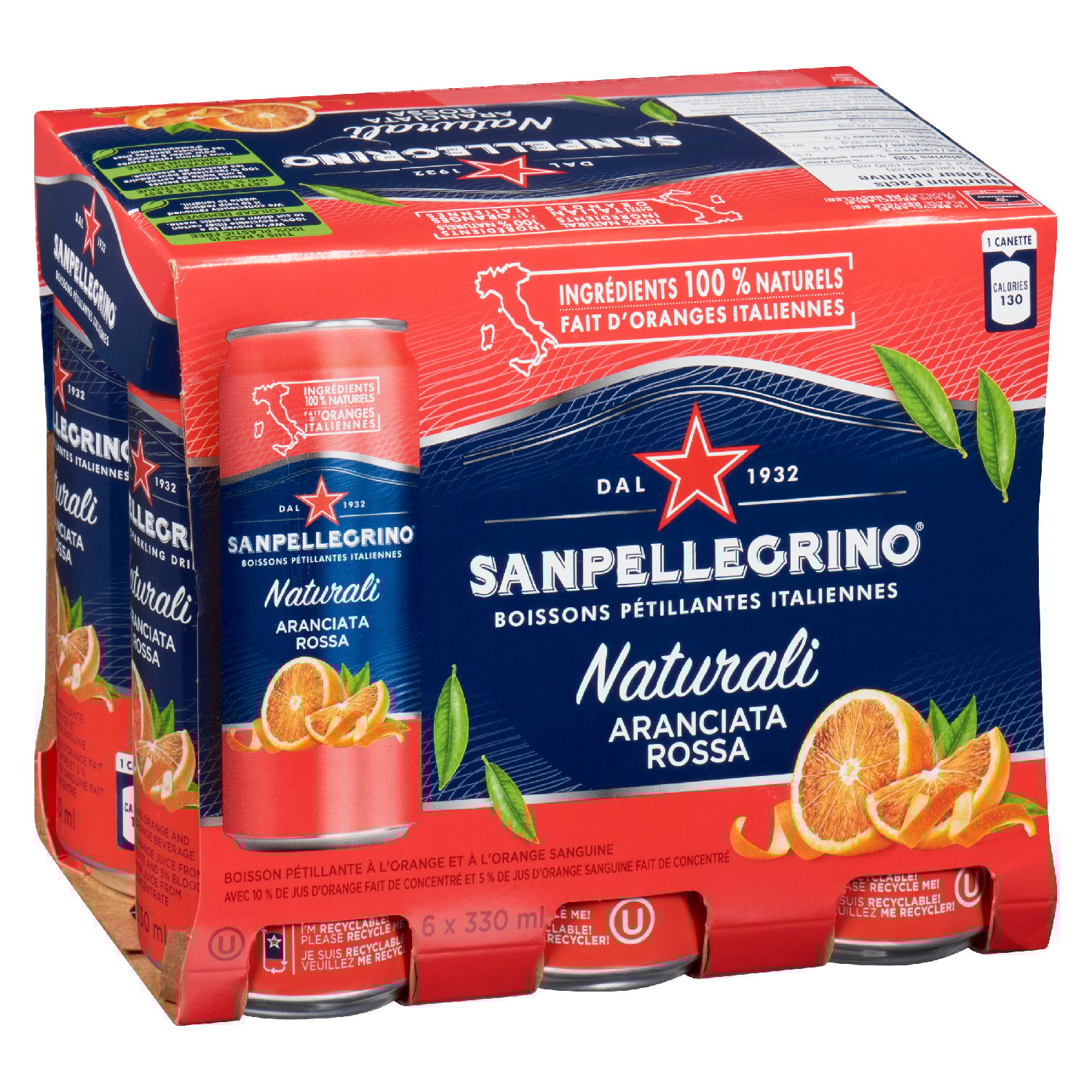 Aranciata Rossa Sparkling Water 330 ml-secondary-image