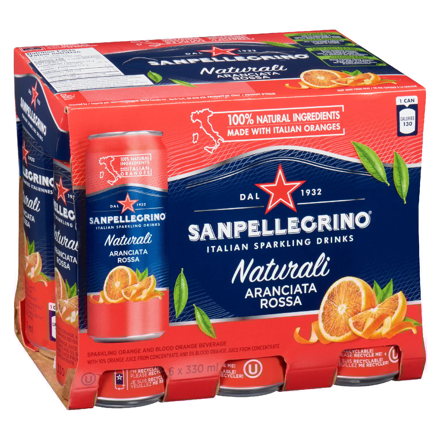 Aranciata Rossa Sparkling Water 330 ml-tertiary-image