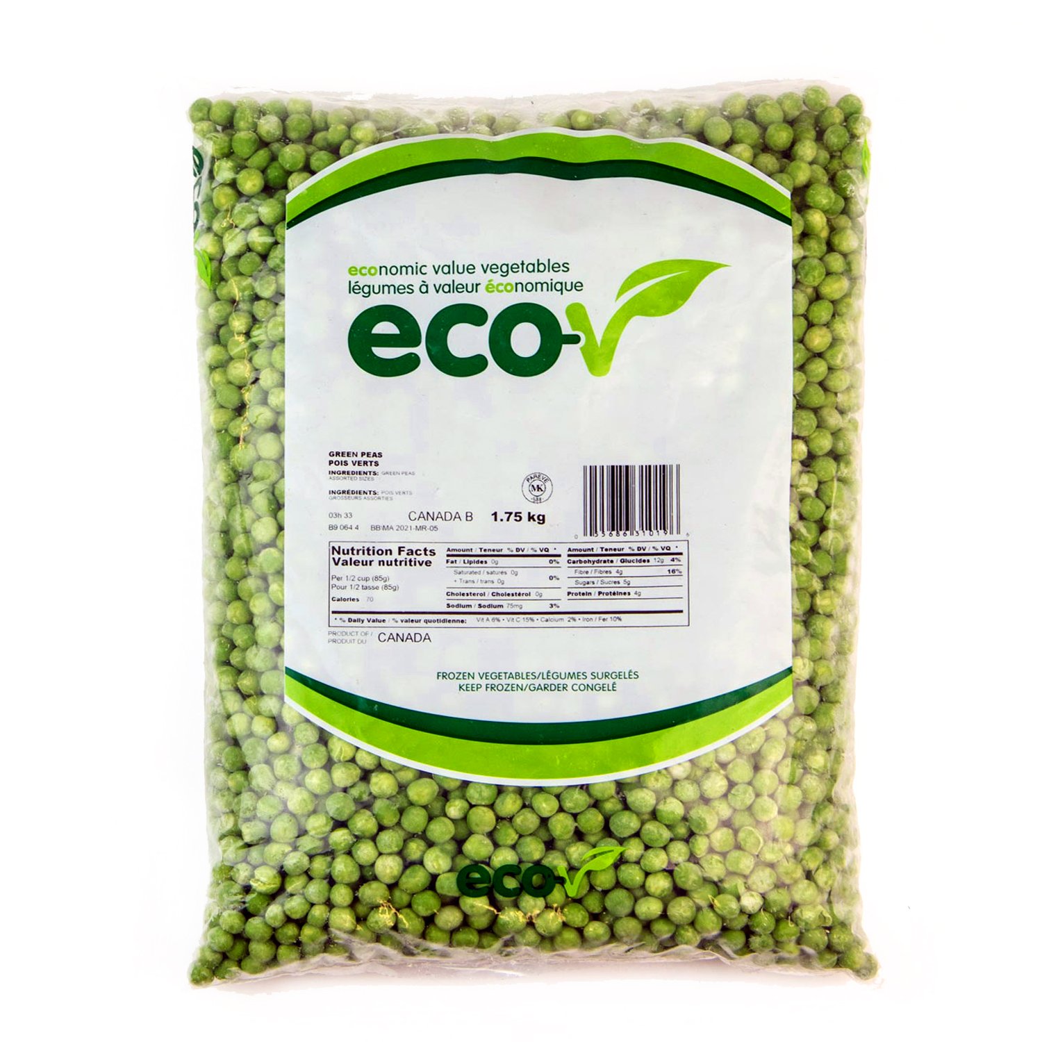 Frozen Green Peas 1.75 kg