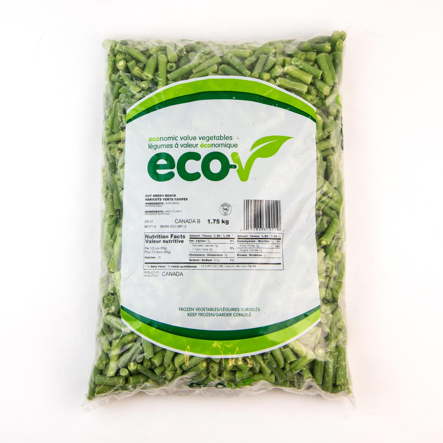 Frozen Cut Green Beans 1.75 kg