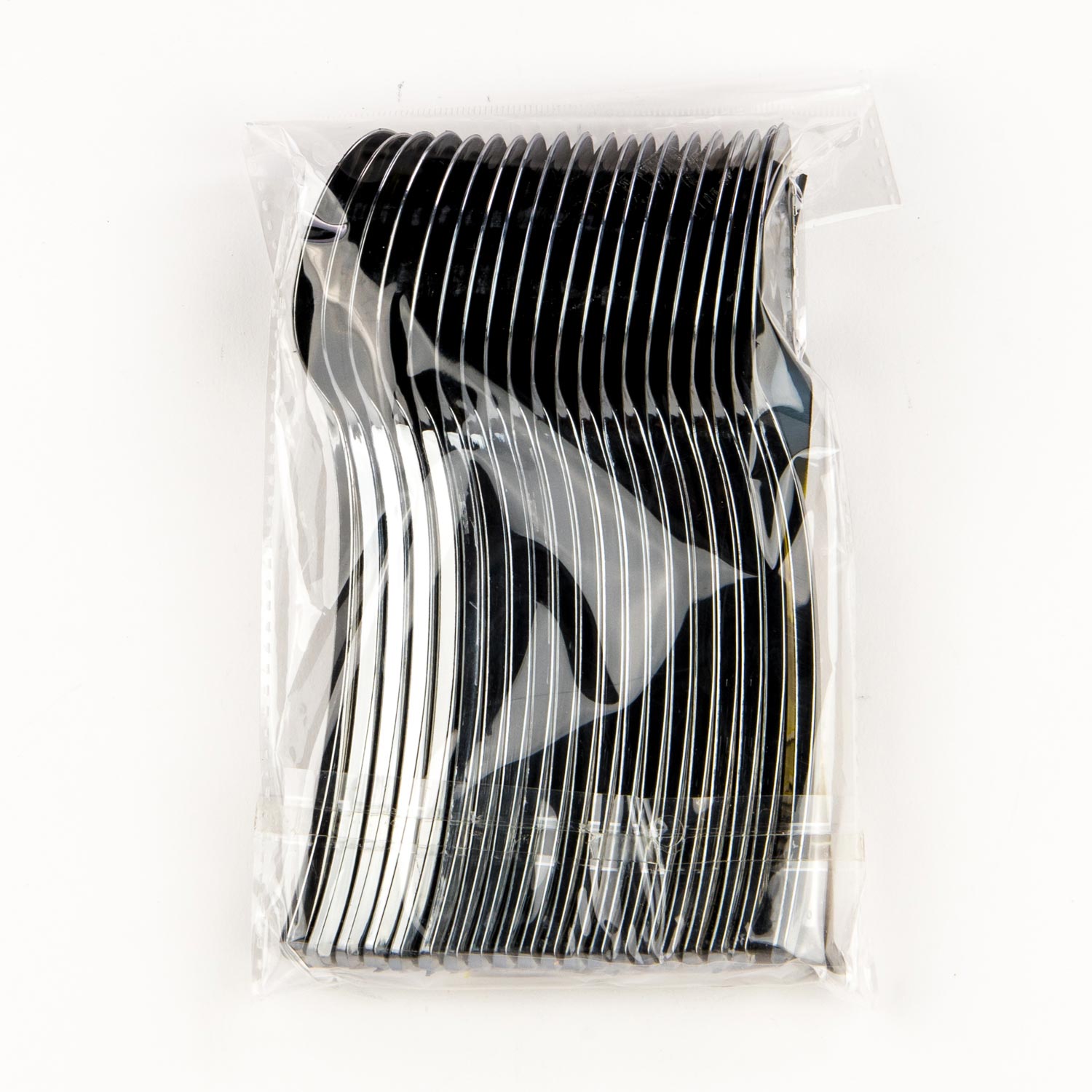 Silver Plastic Cocktail Spoon 6.25