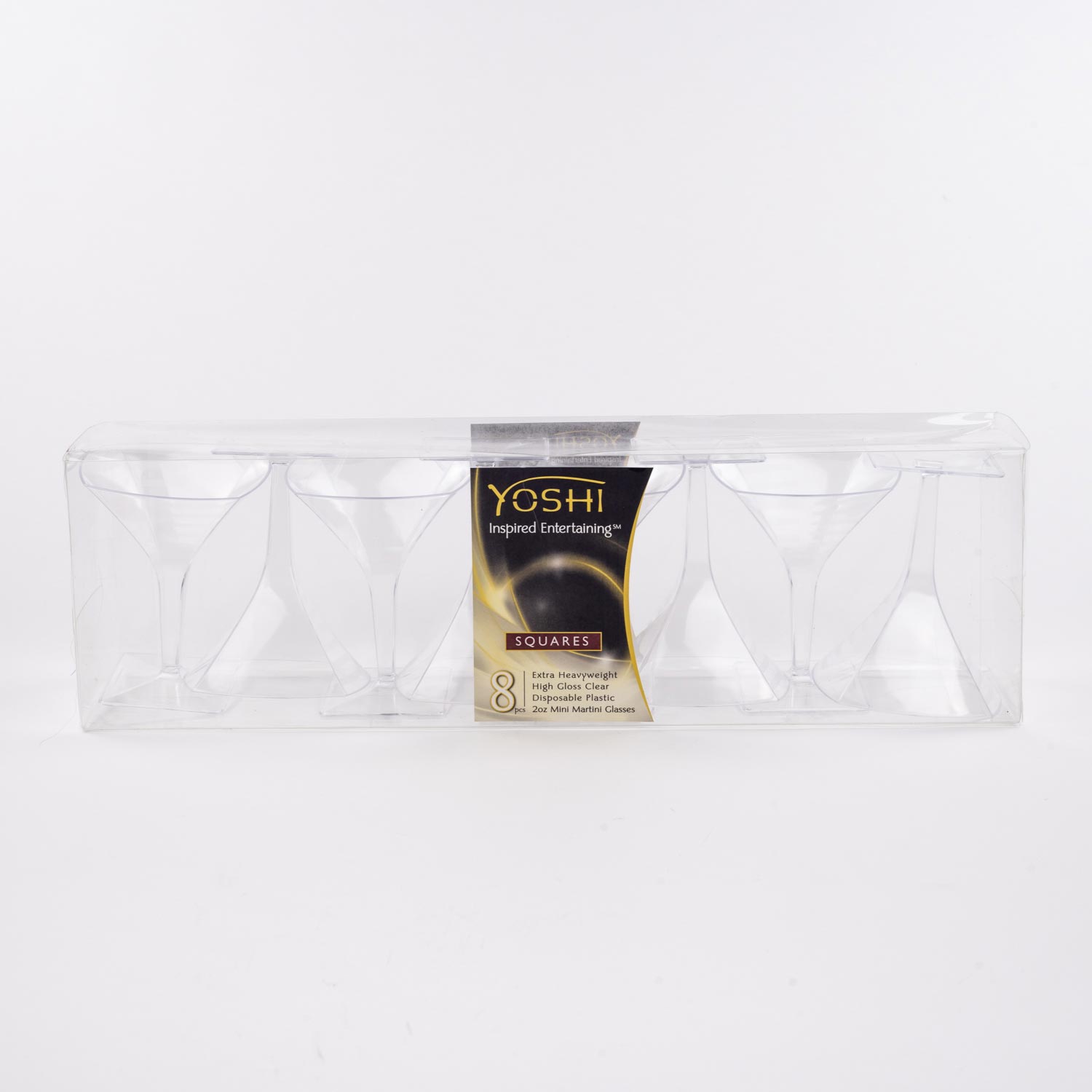 Champagne Square Glasses 59 ml / 2 oz x8