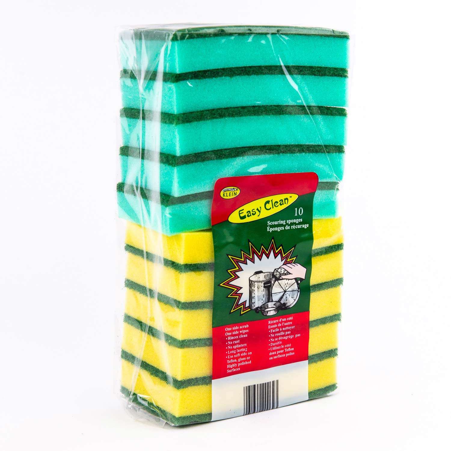 Sponge with Scouring Tab x10