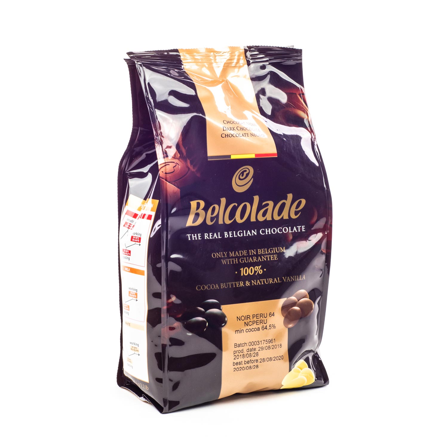 Peru Chocolate 64% Chips 1 kg