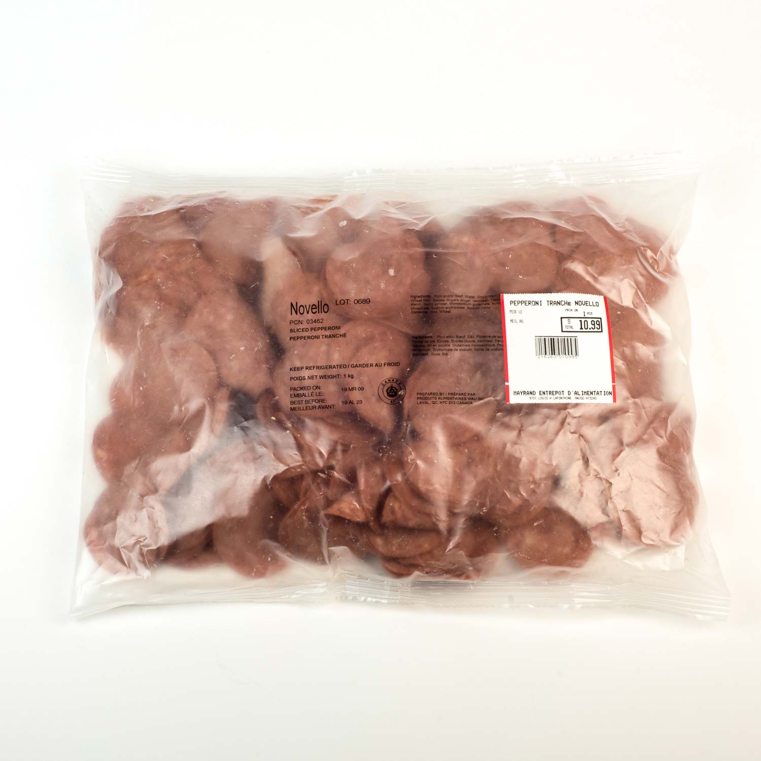 Sliced Pepperoni 1 kg