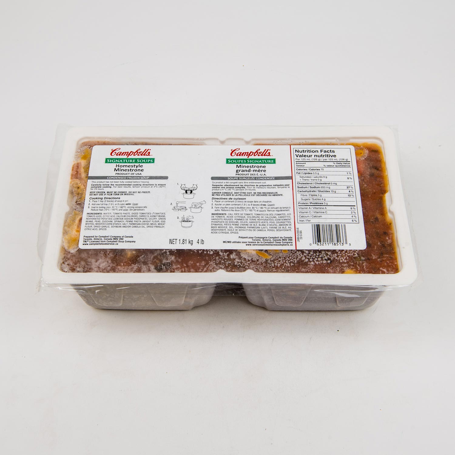 Homestyle Minestrone Soup 1.81 kg