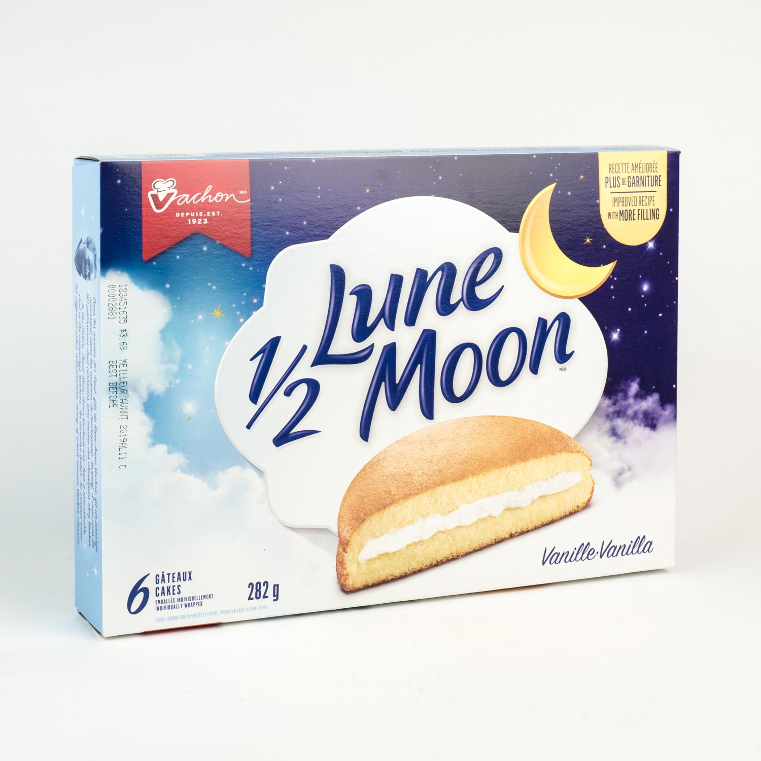 Half Moon Vanilla Cakes x6