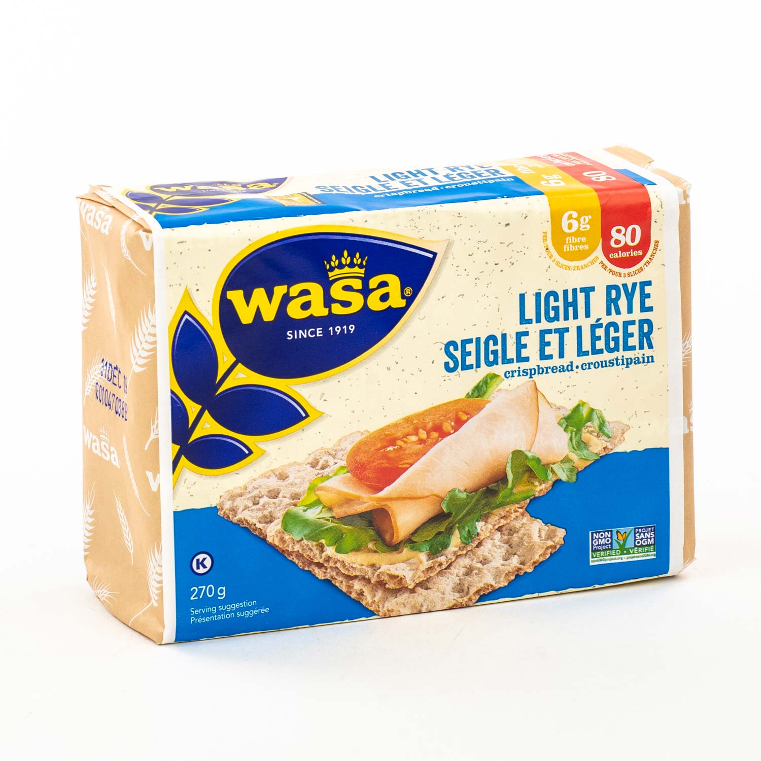 Light Rye Crispbreads 270 g