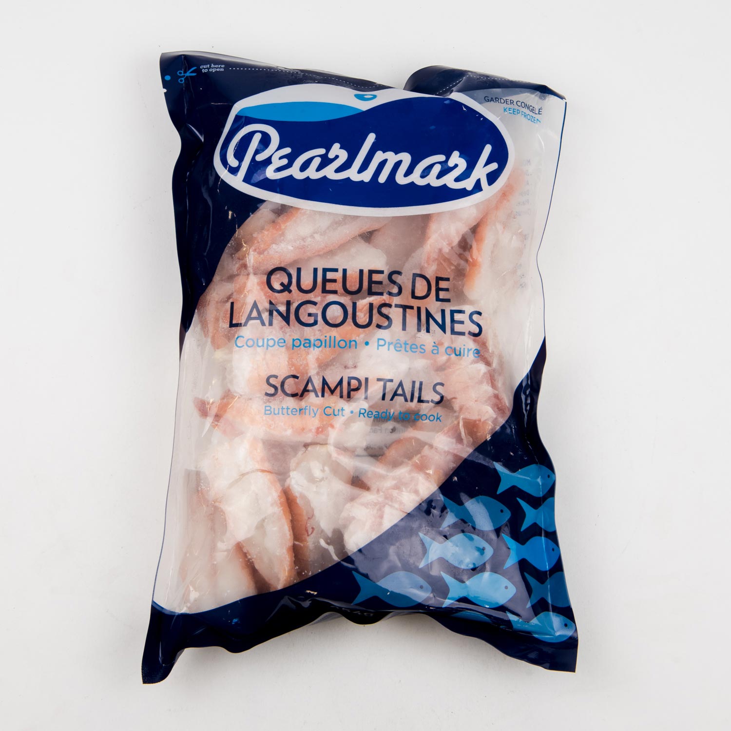 Frozen Butterfly Cut Scampi Tails 26/30 454 g