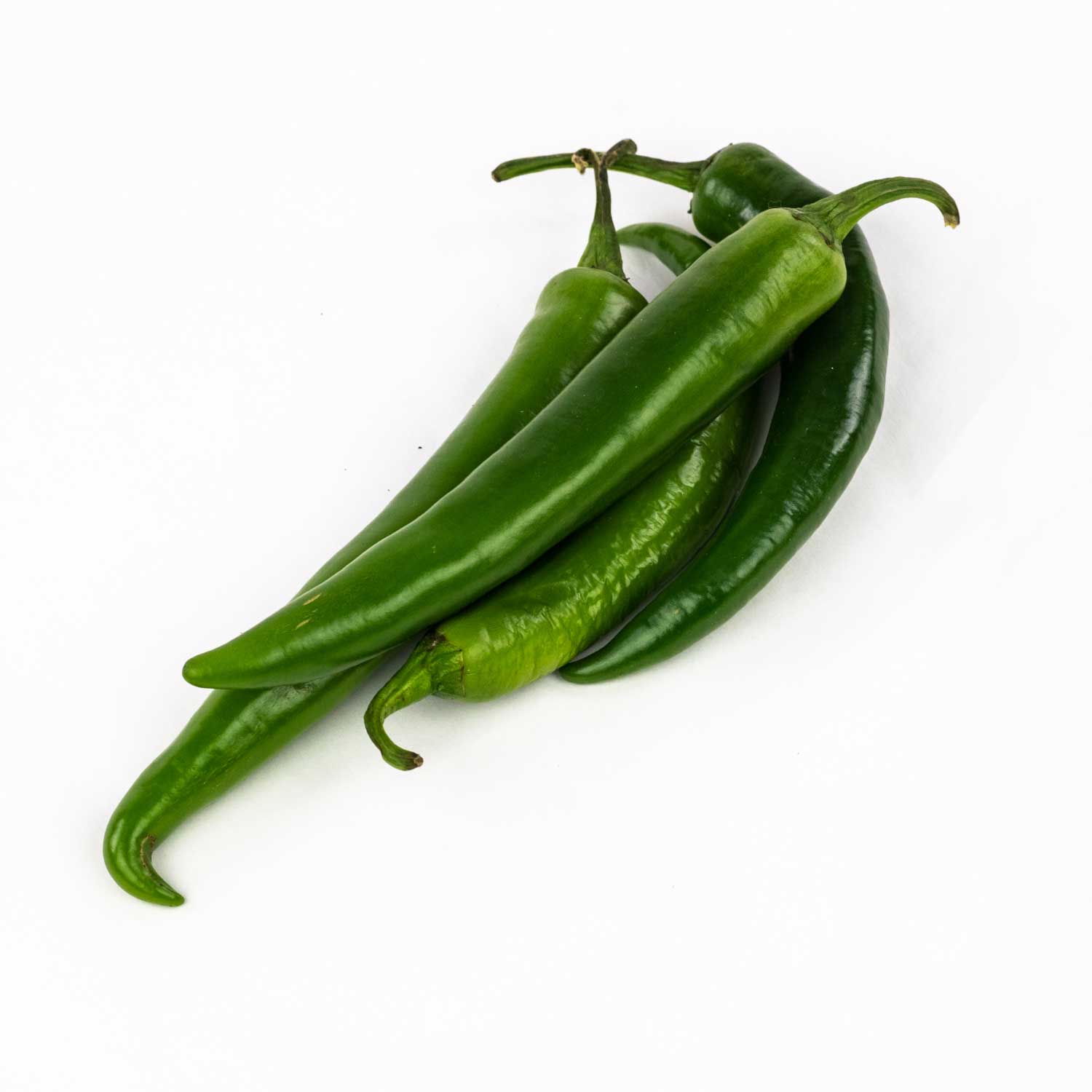 Green Hot Finger Peppers
