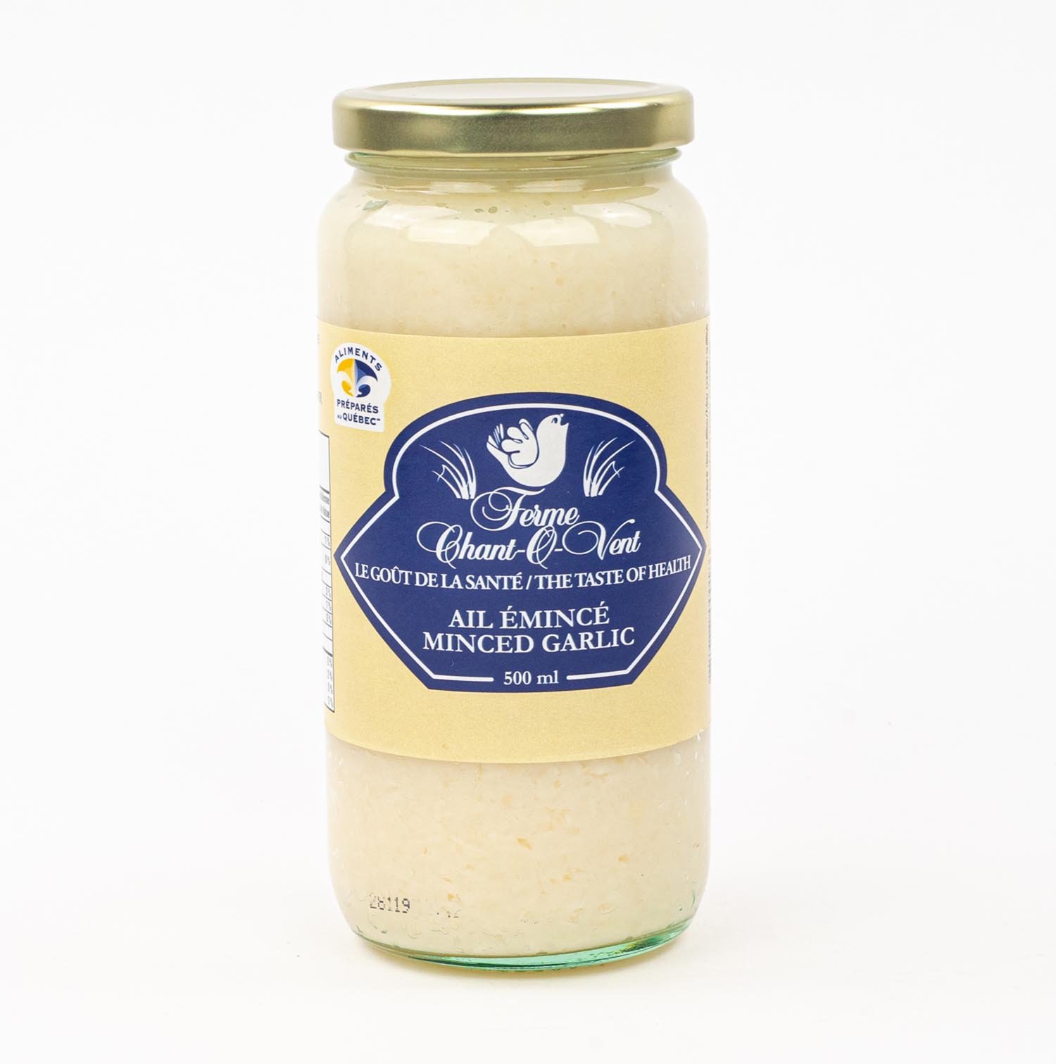 Minced Garlic from Quebec 500 ml