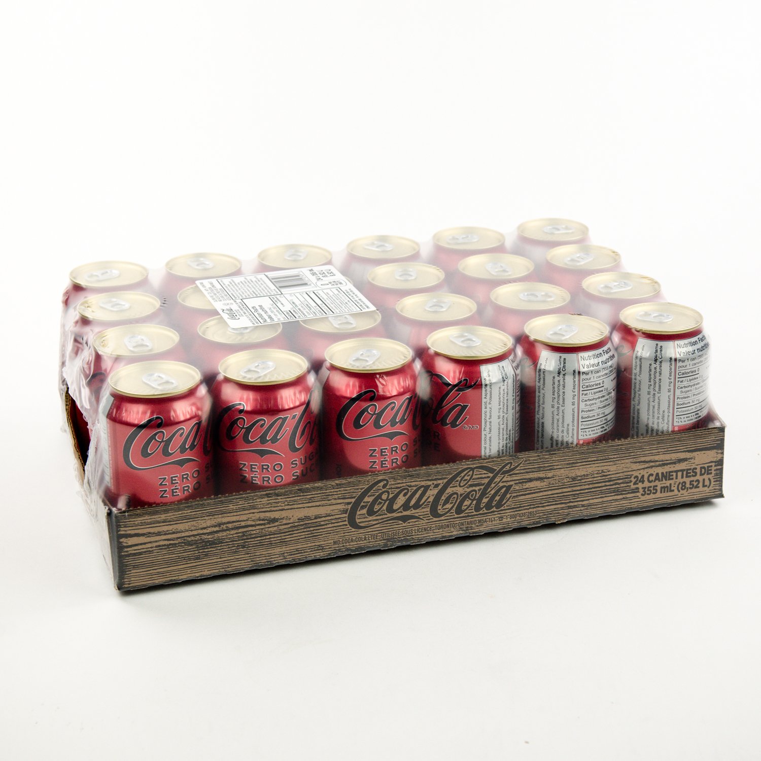 Zero Coca-Cola Soft Drink 355 ml x24