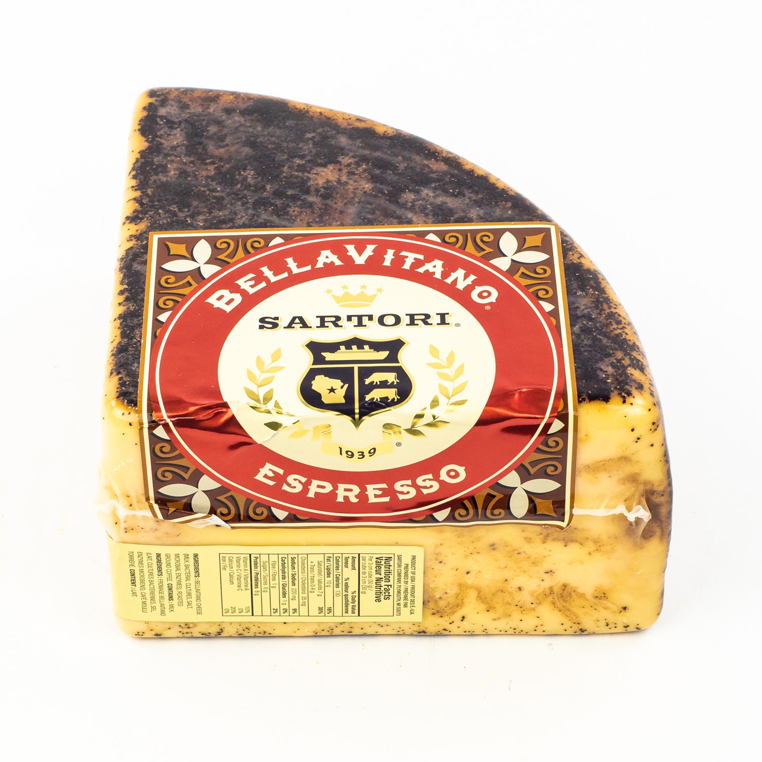 Espresso BellaVitano Cheese Wheel 4.5 kg