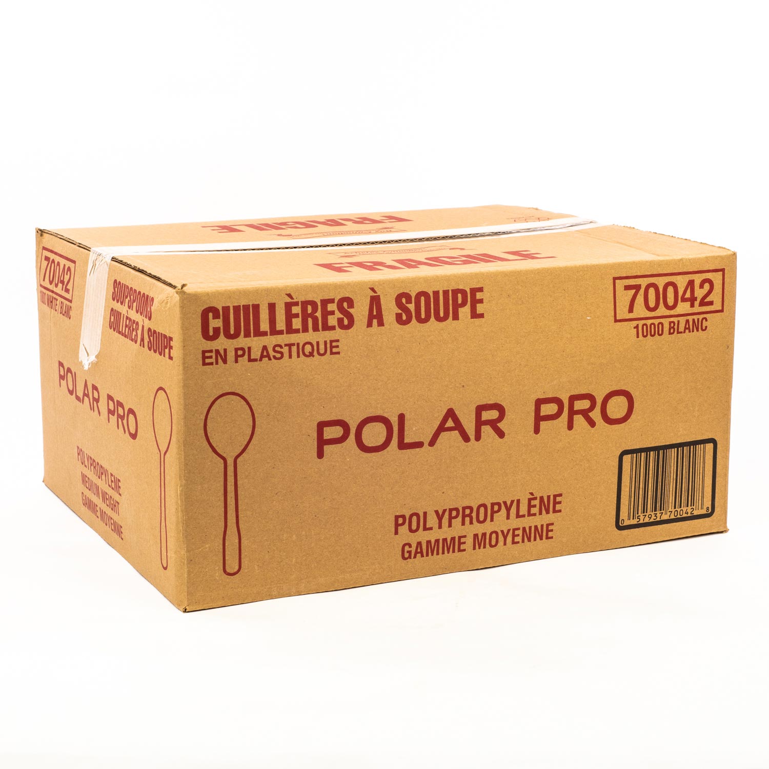 White Polypropylene Soup Spoon x1000-tertiary-image