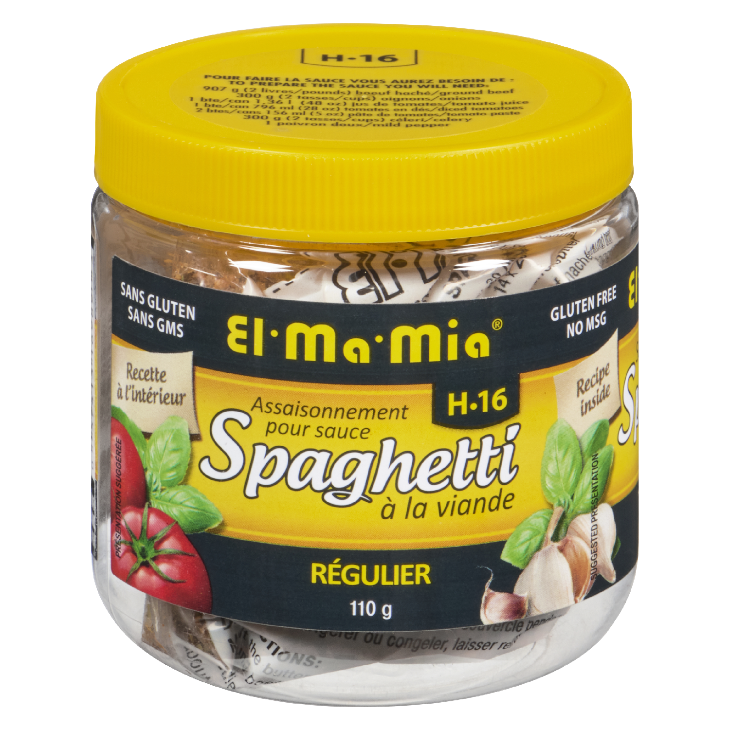 Regular Spices for Spaghetti Sauce 110 g